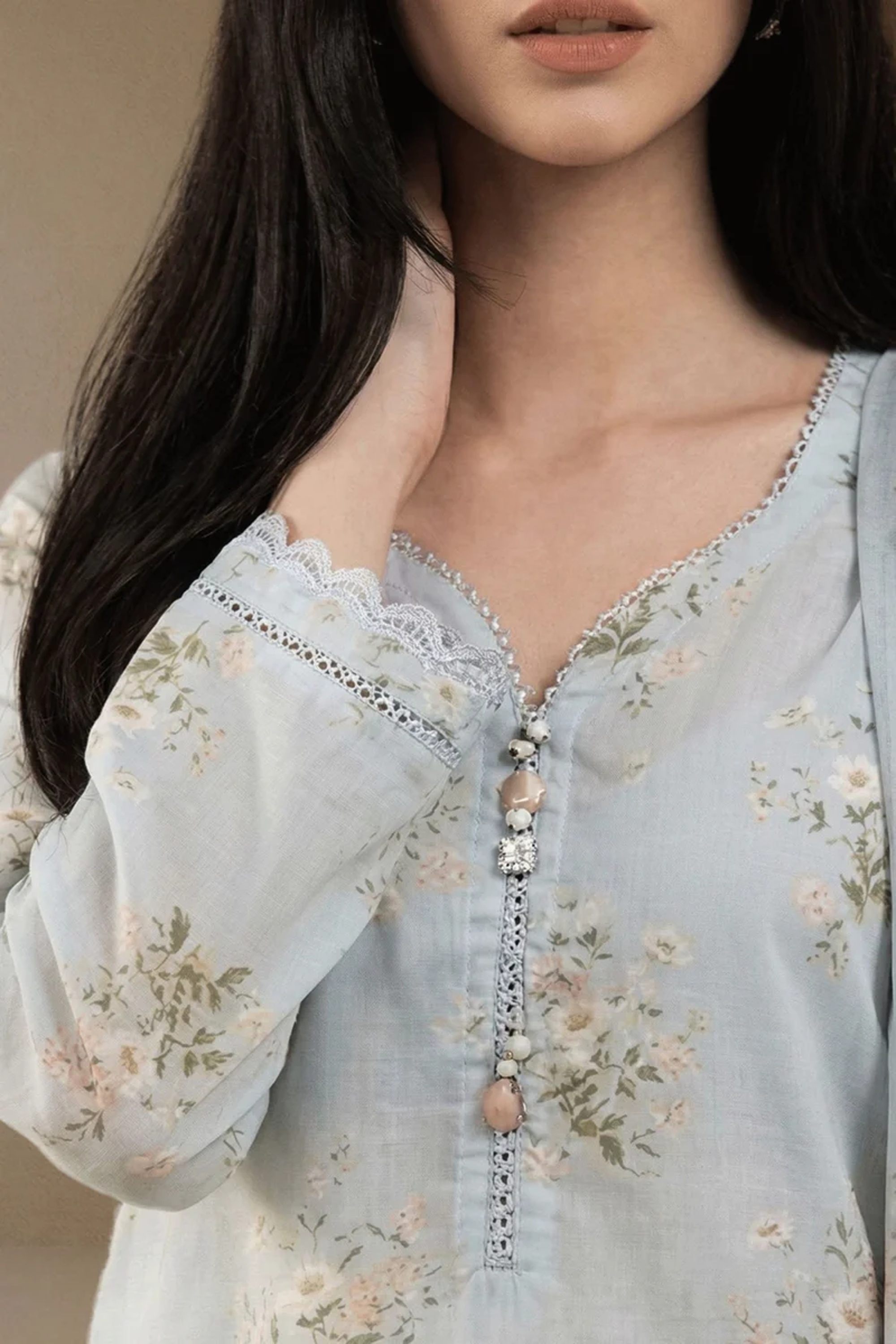 Zephyr - Printed Lawn Suit