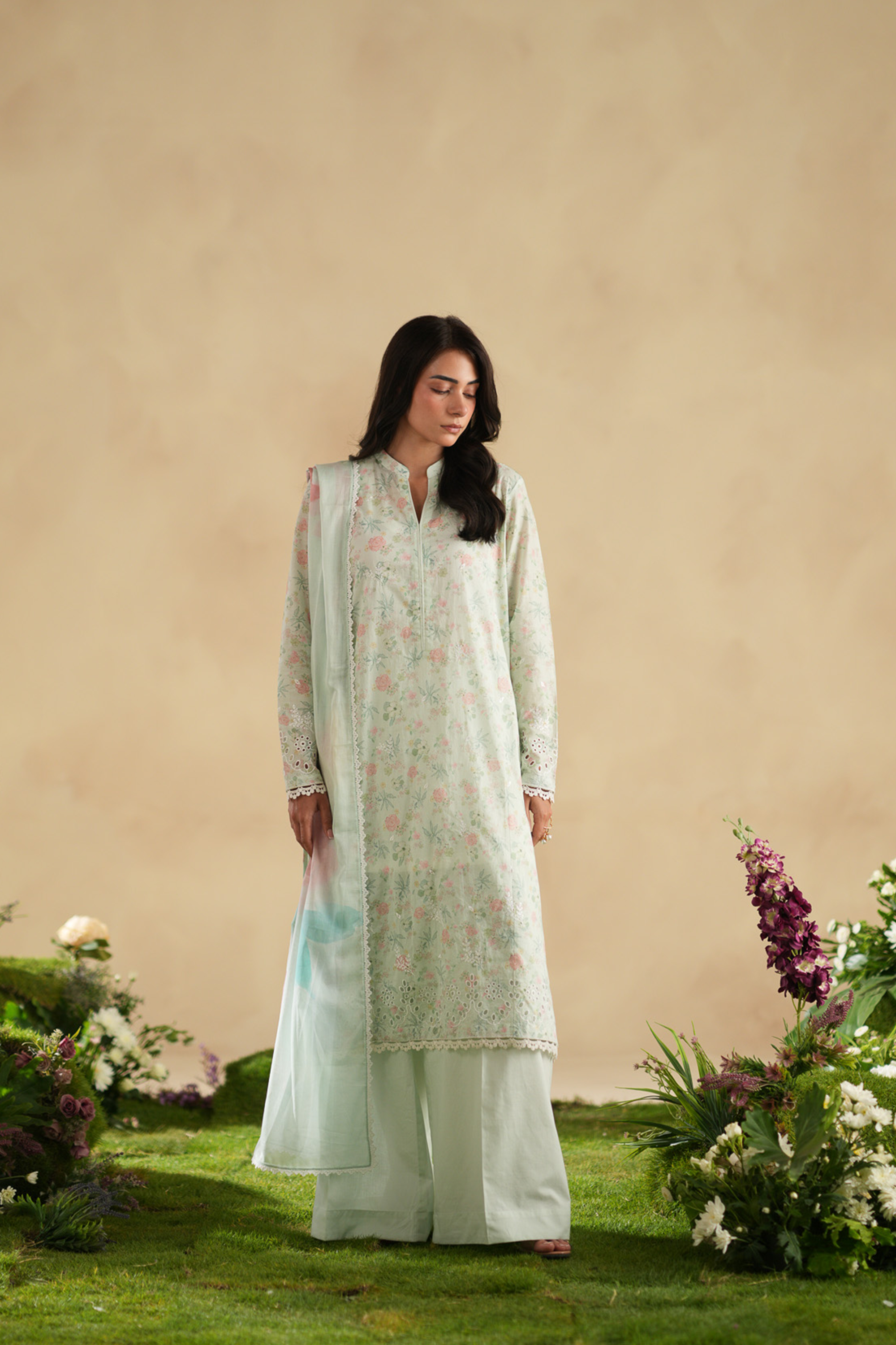 Mintscape - Luxury Lawn Suit