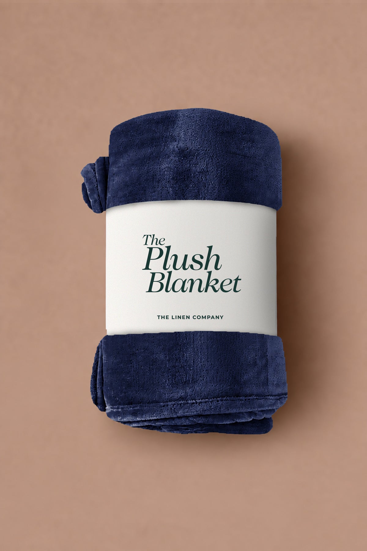 Navy Plush Blanket