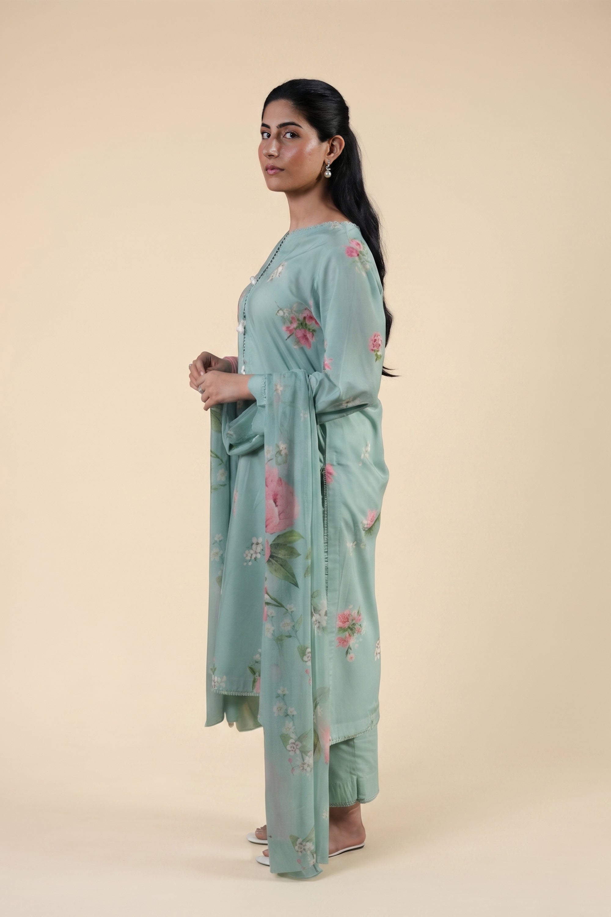 Odette - Printed Lawn Suit