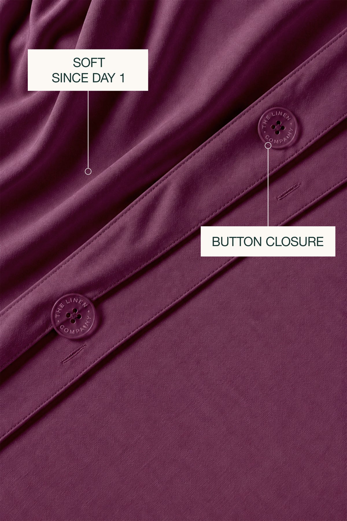 Silky Bamboo Plum Duvet Set