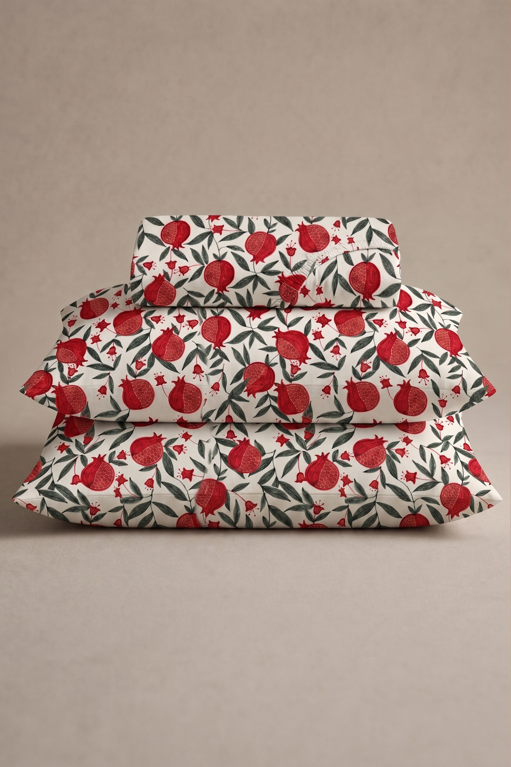 Pomme Noir Sateen Bed Sheet Set