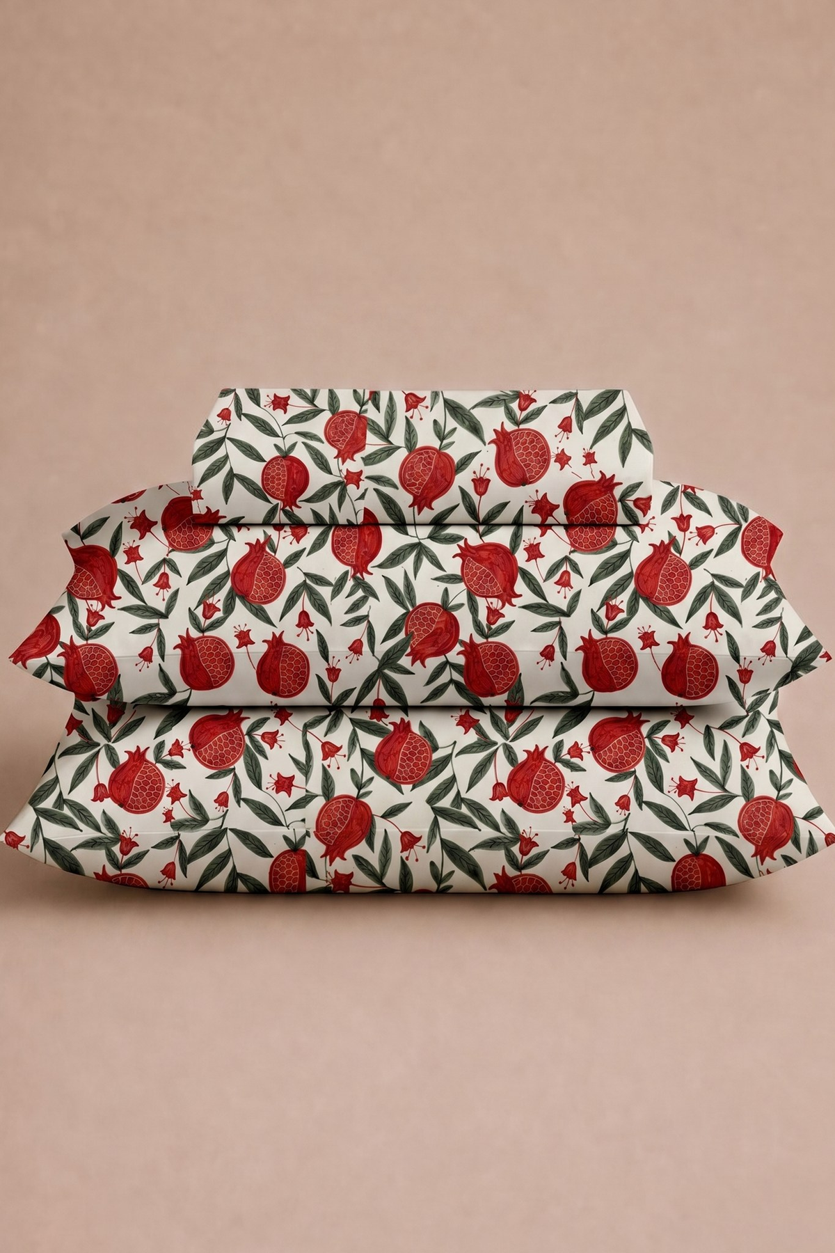 Pomme Noir Sateen Bed Sheet Set