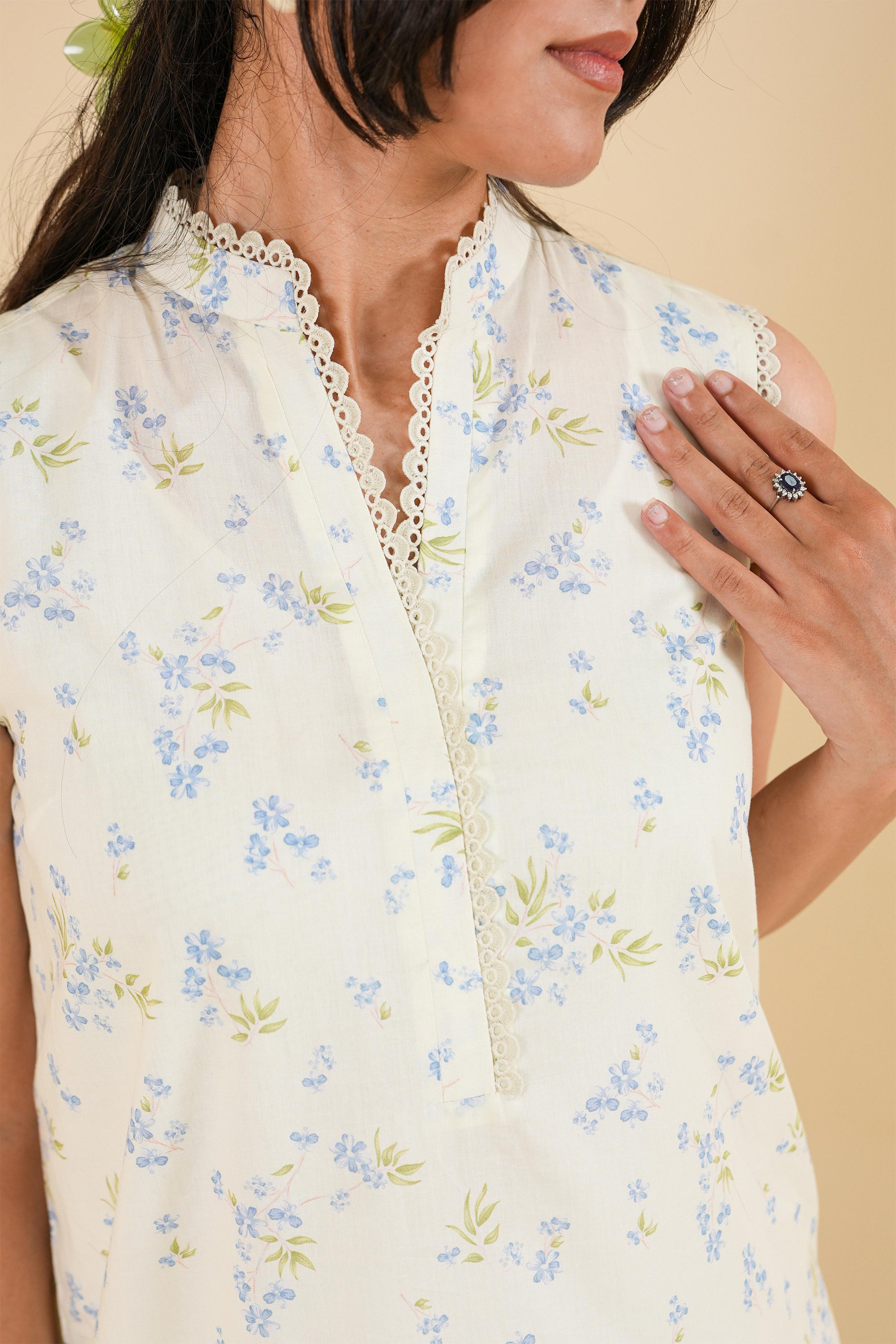 Pristine Ditsy - Printed Lawn Suit