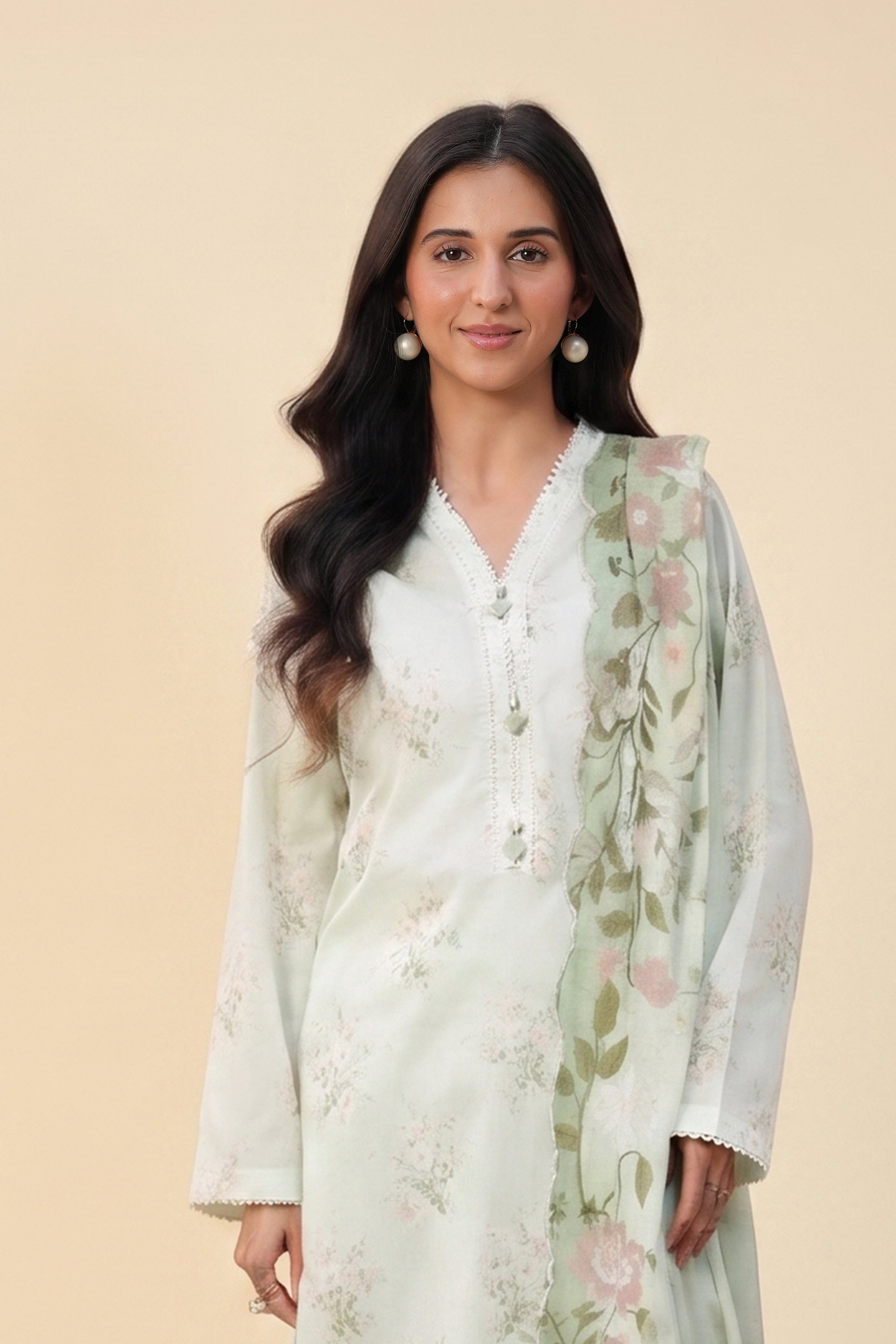 Sage Haven - Printed Lawn Suit