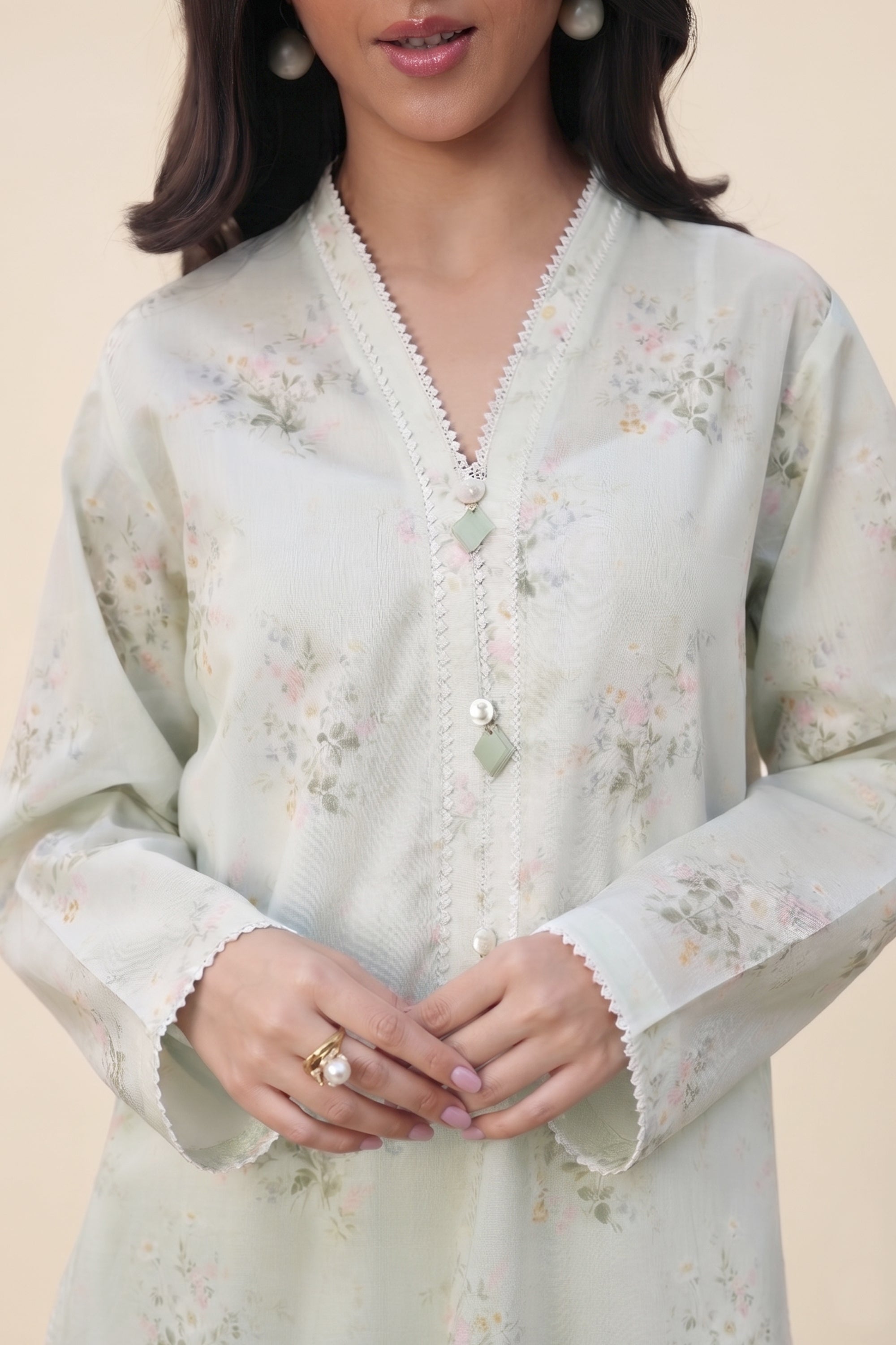 Sage Haven - Printed Lawn Suit