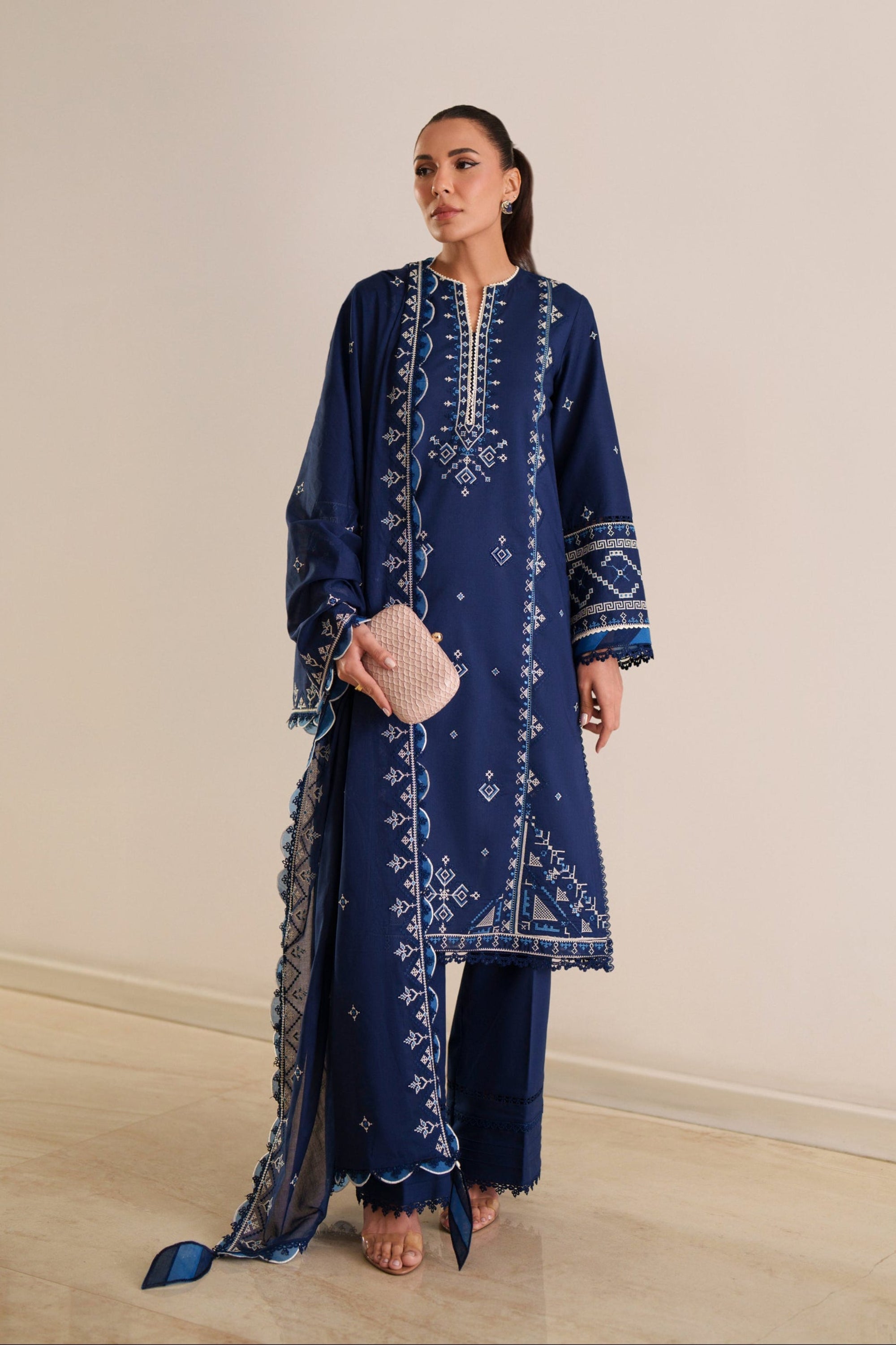 Sapphire - Luxury Lawn Suit