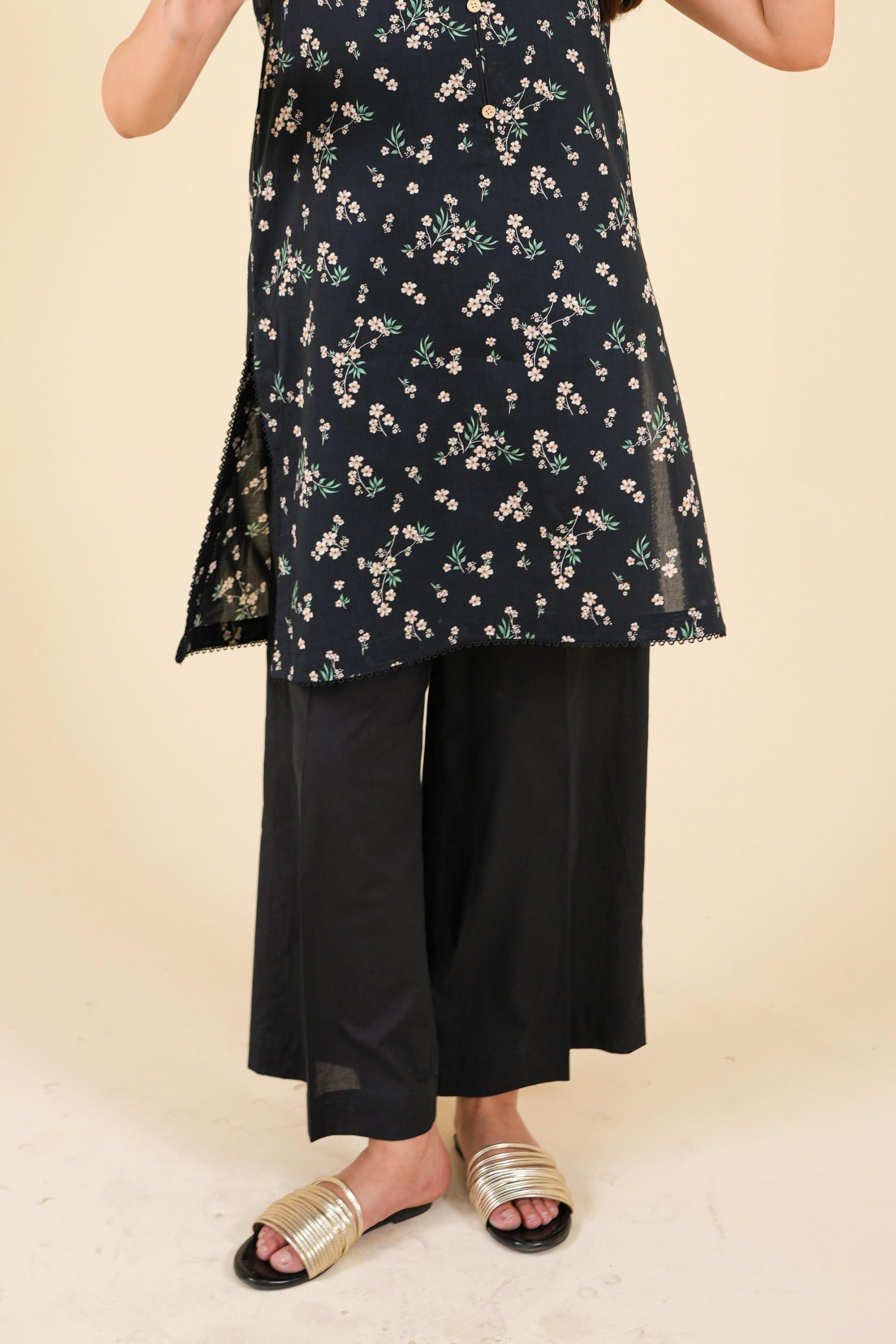 Shadow Ditsy - Printed Lawn Suit