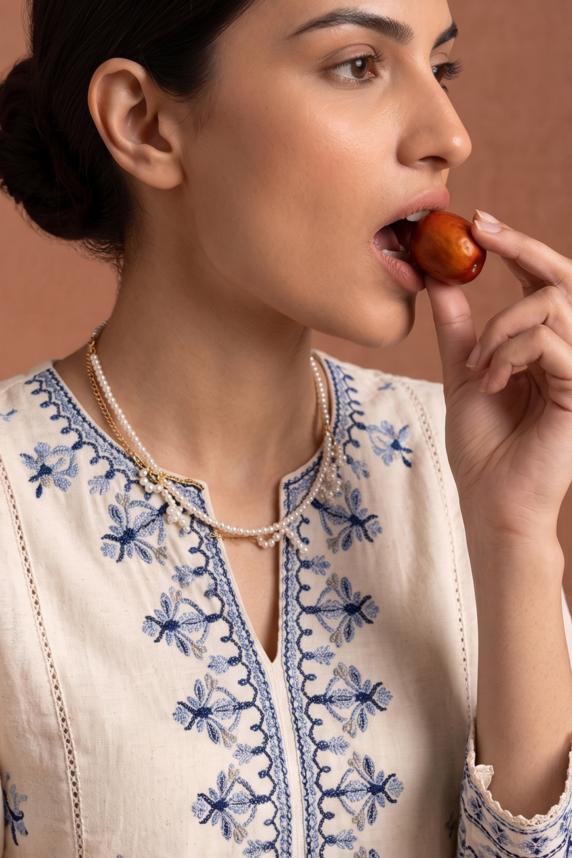 Ivory Suzani - Luxury Lawn Suit