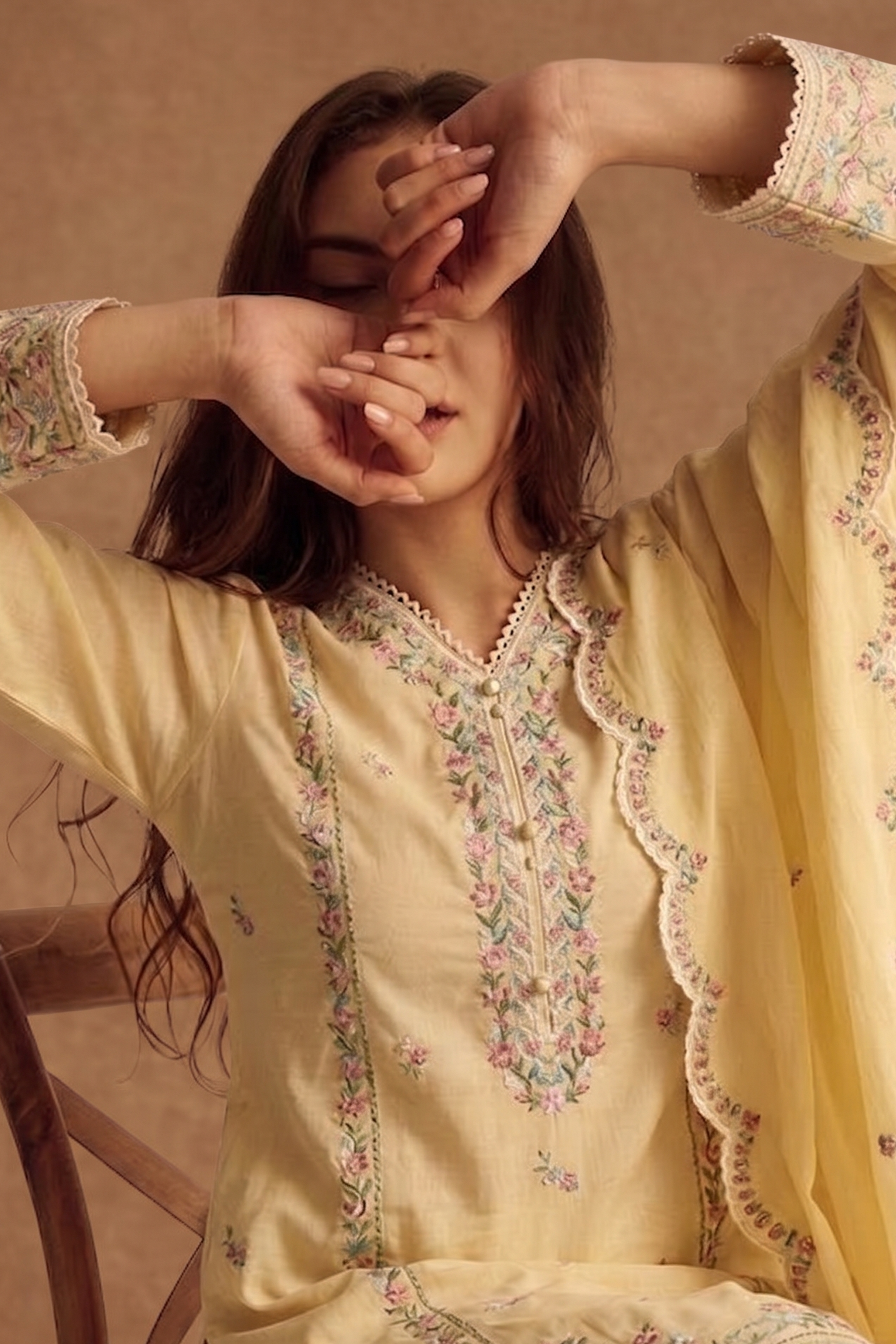Soft Primrose - Luxury Lawn Suit