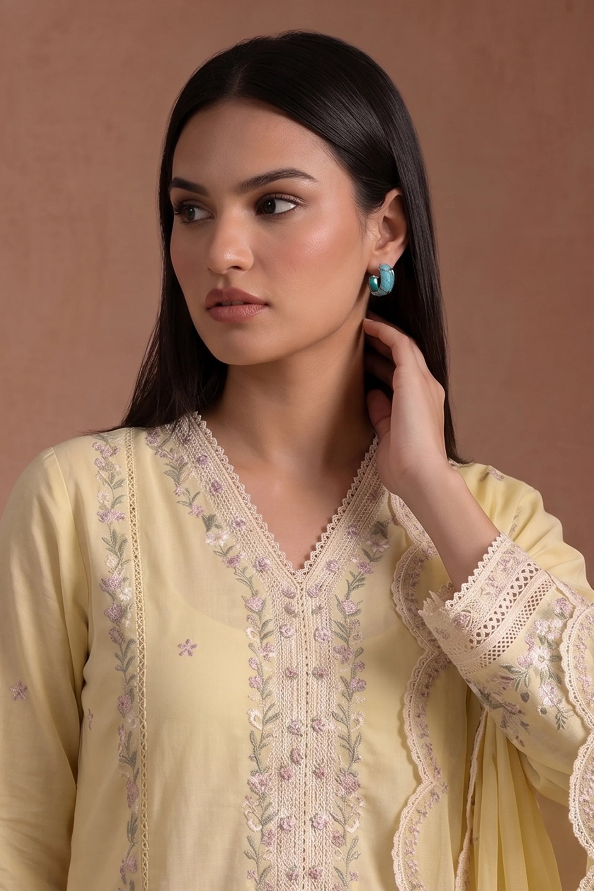 Soft Primrose - Luxury Lawn Suit