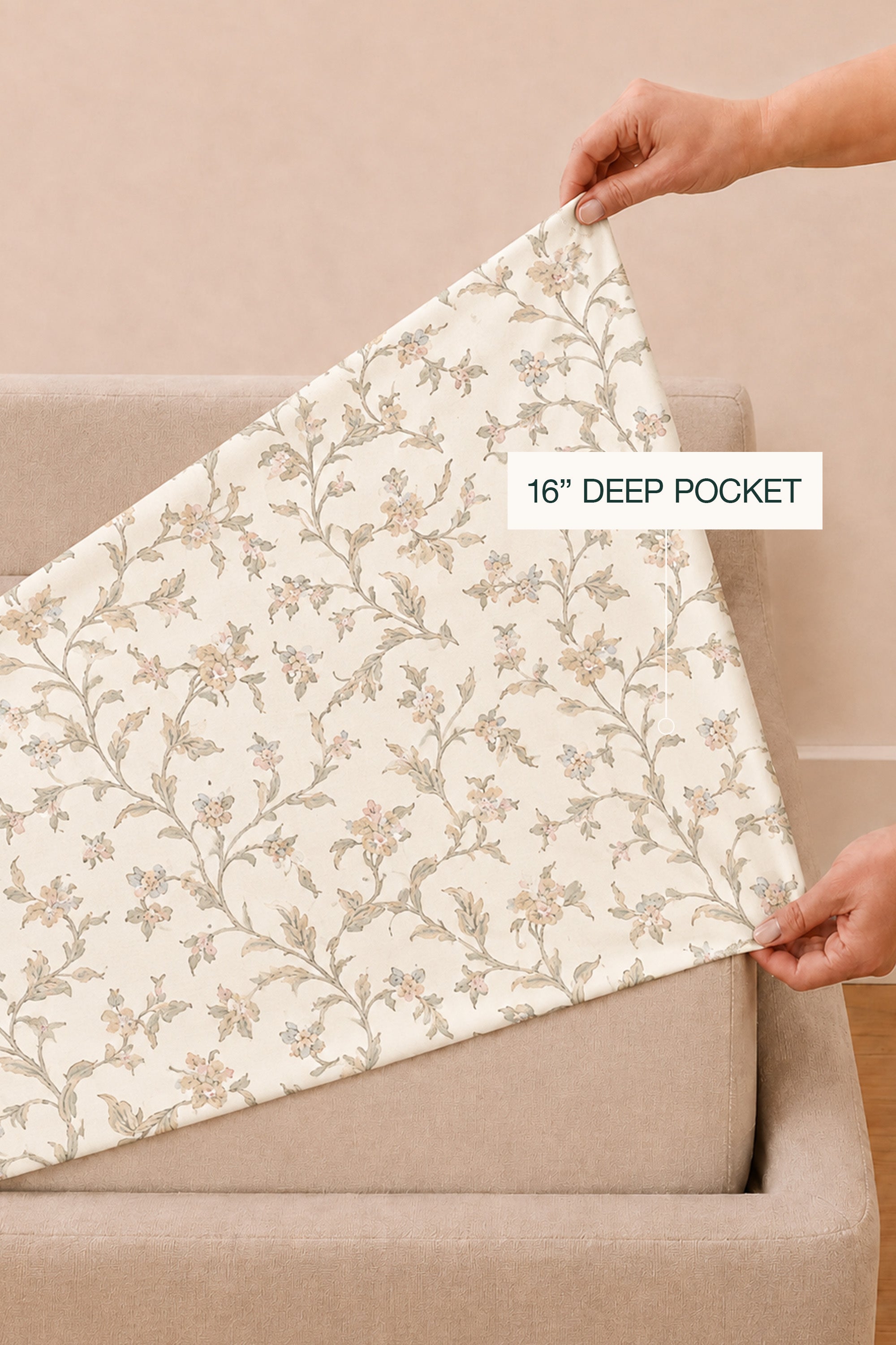 Amber Trace Percale Bed Sheet Set