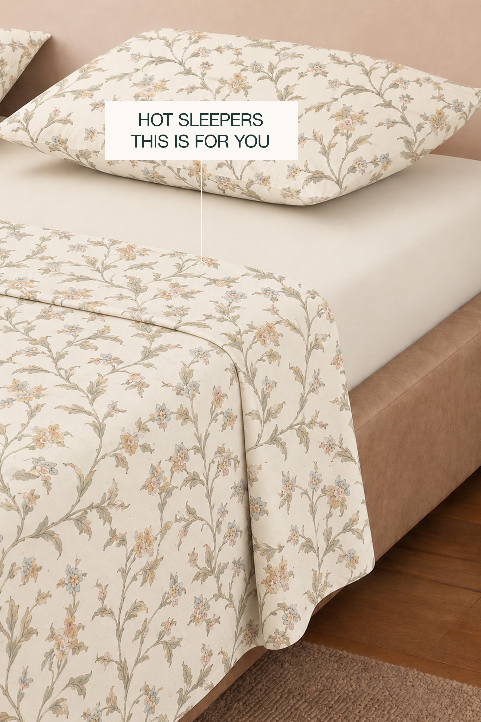 Amber Trace Percale Bed Sheet Set