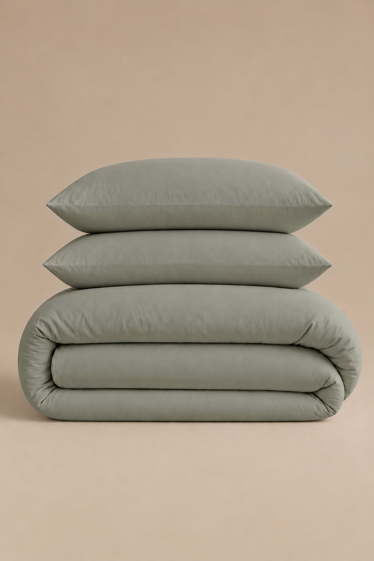 T200 Ash Green Duvet Set
