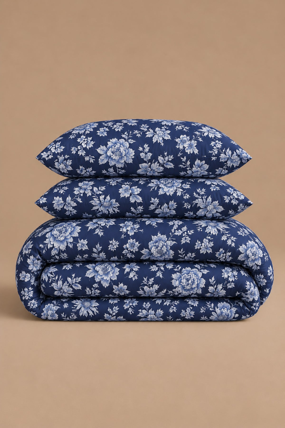 Blue Dreamscape Percale Duvet Cover set
