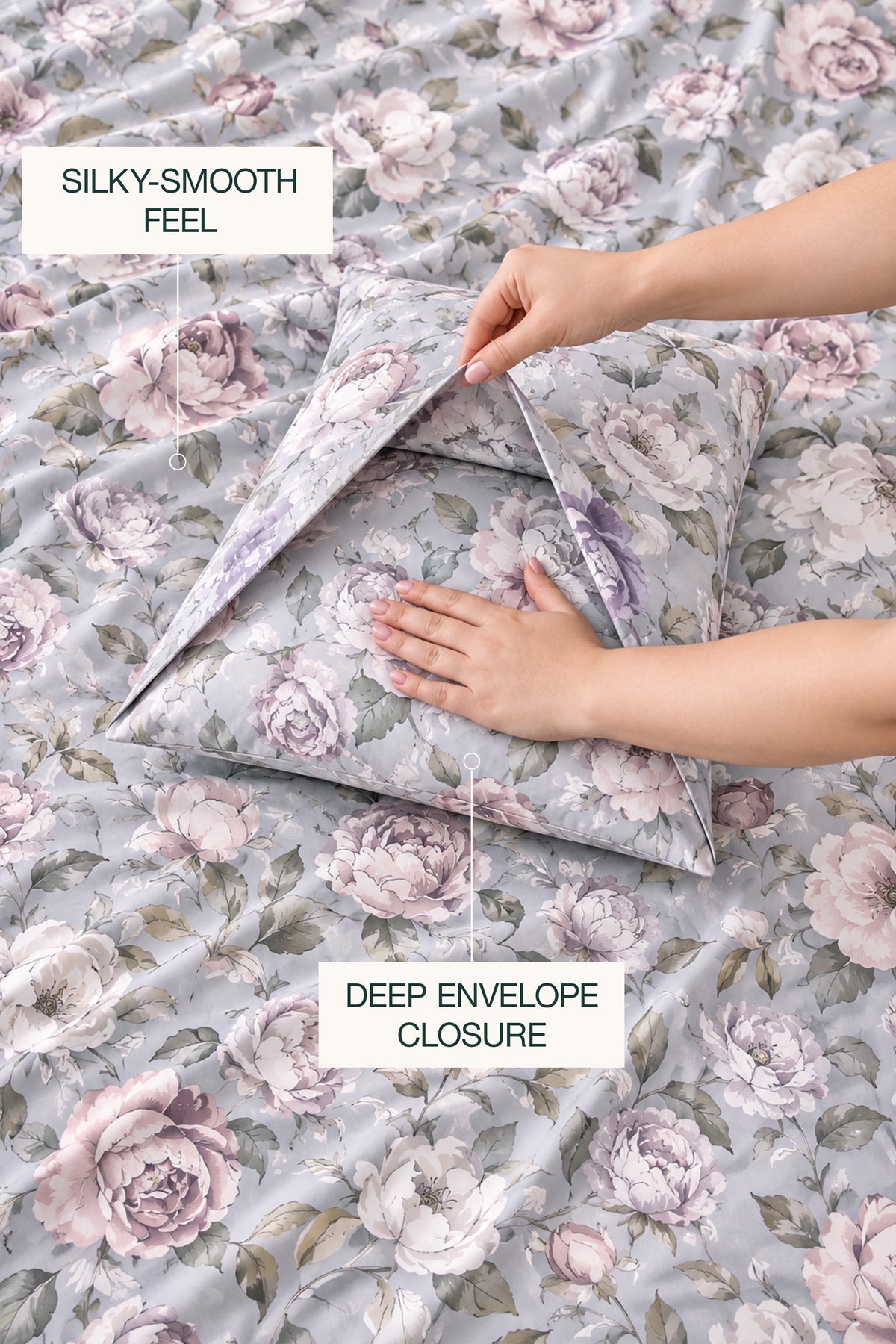 Chapter Rose Sateen Duvet Set
