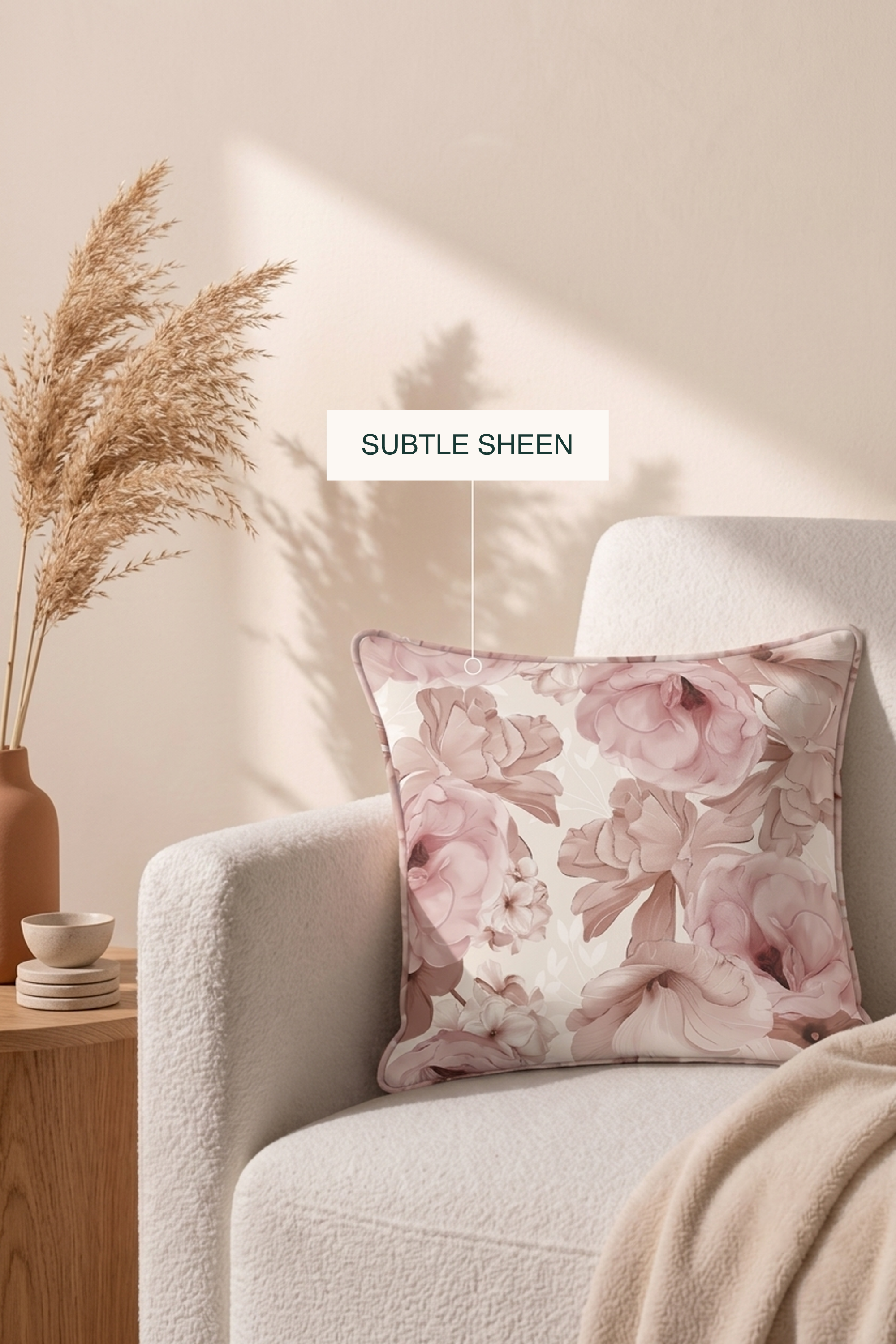Clementine Sateen Cushion Cover