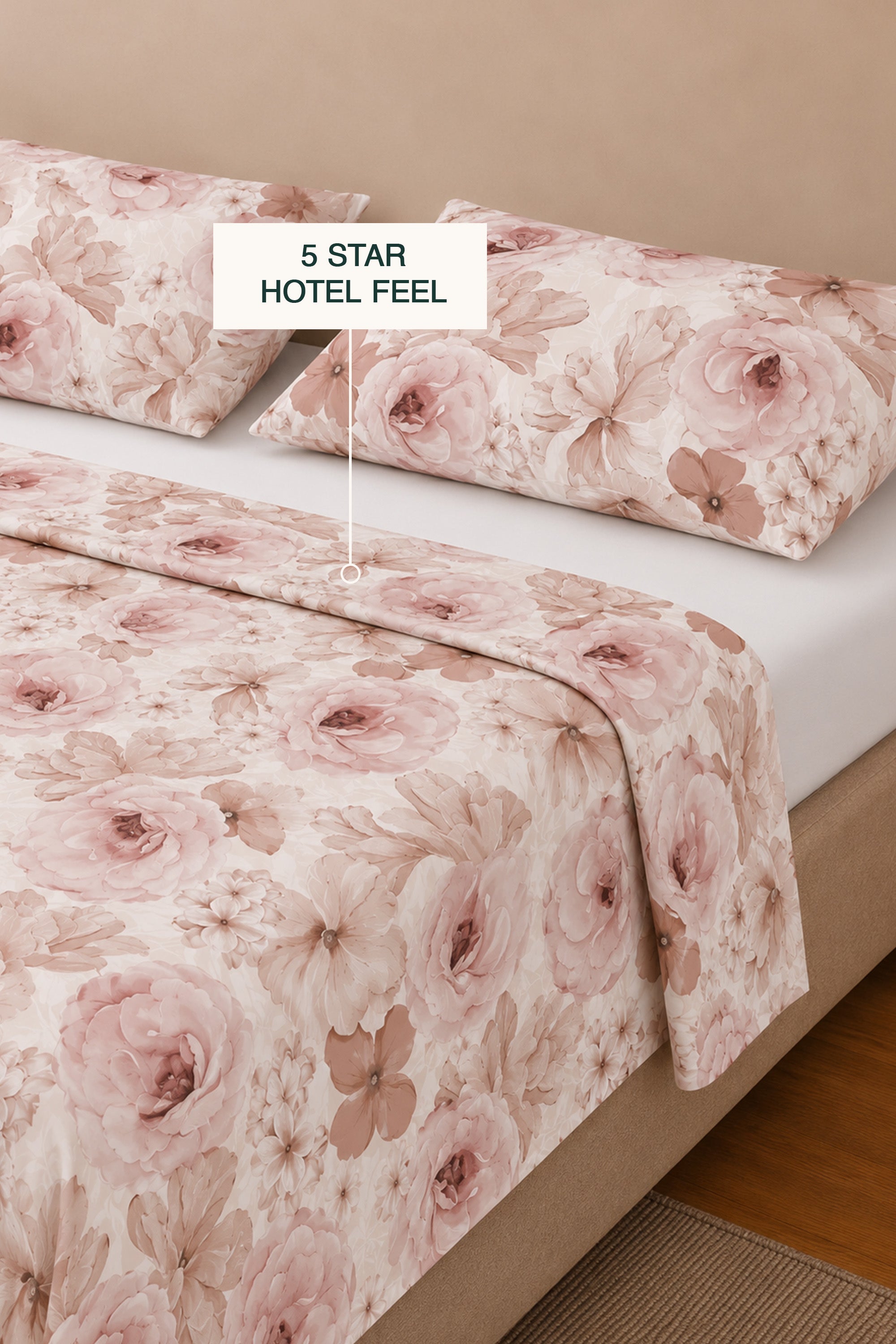 Clementine Sateen Bed Sheet Set