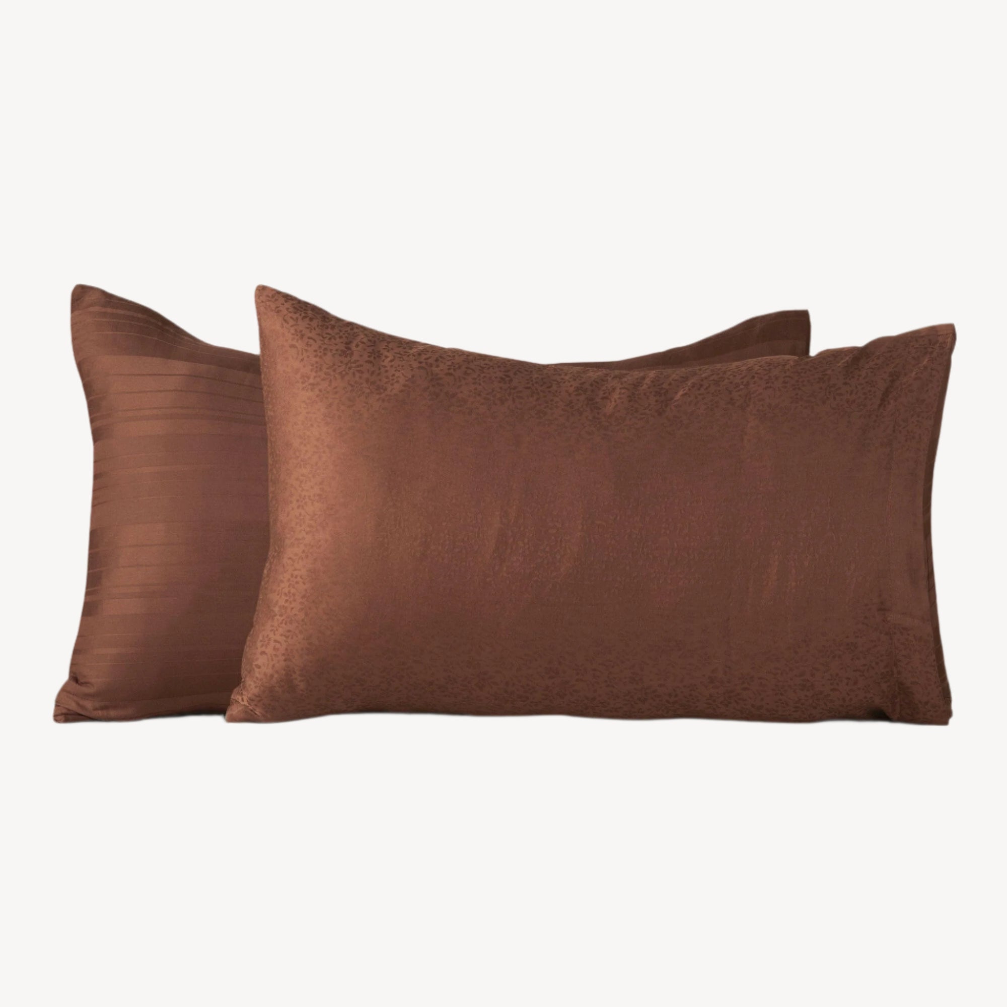 Cocoa Front Reversible Duvet Cover Set - THE LINEN COMPANY