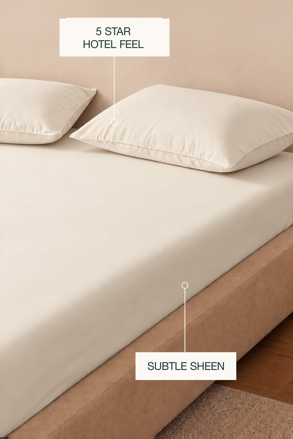 T200 Cream Sheet Set