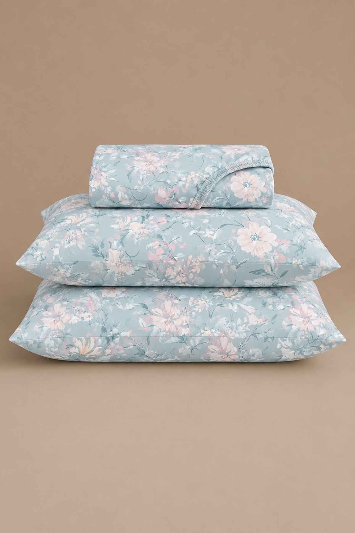 Cyan Haven Percale Bed Sheet Set