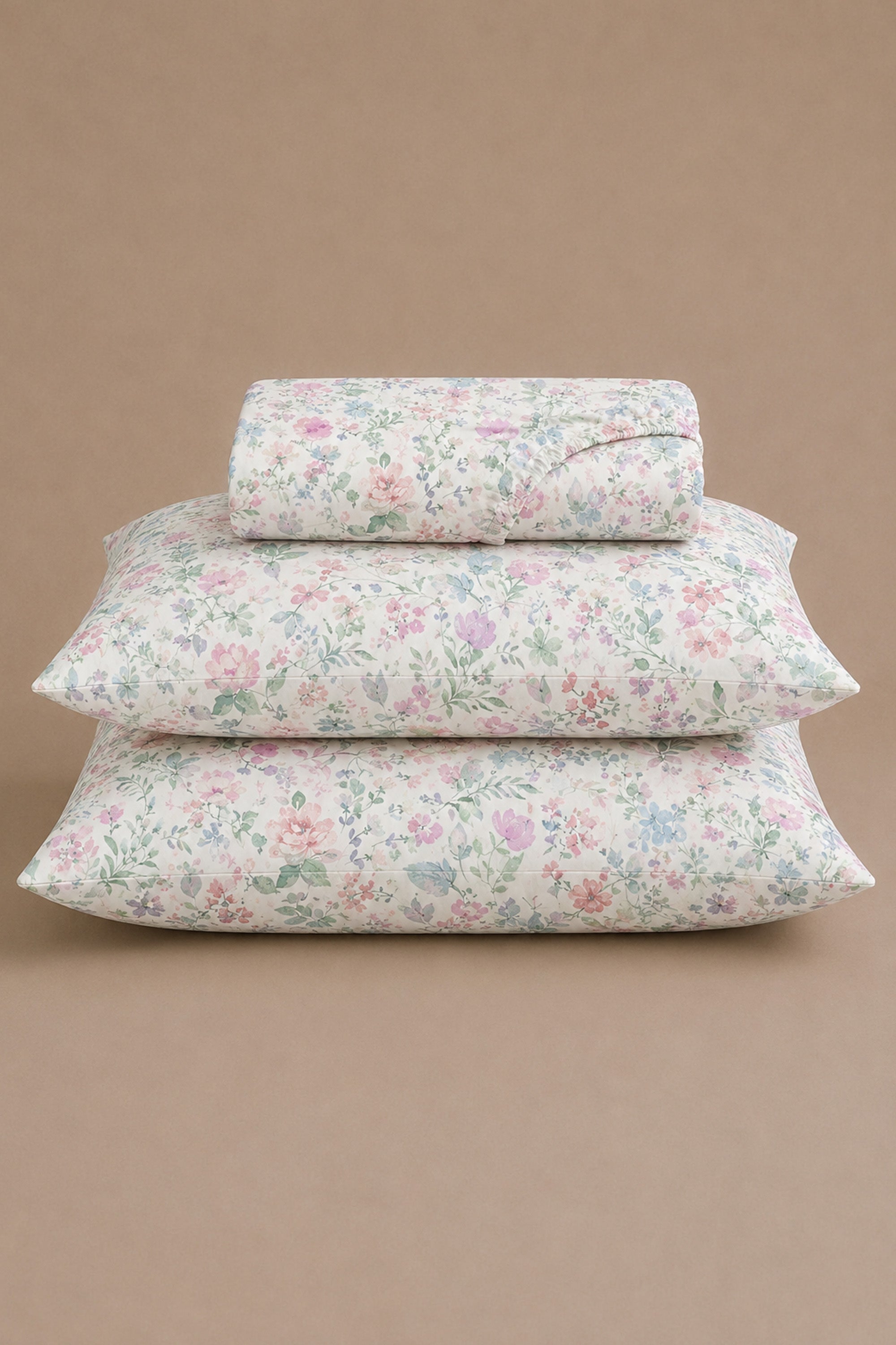 Dainty Vellum Sateen Bed Sheet Set