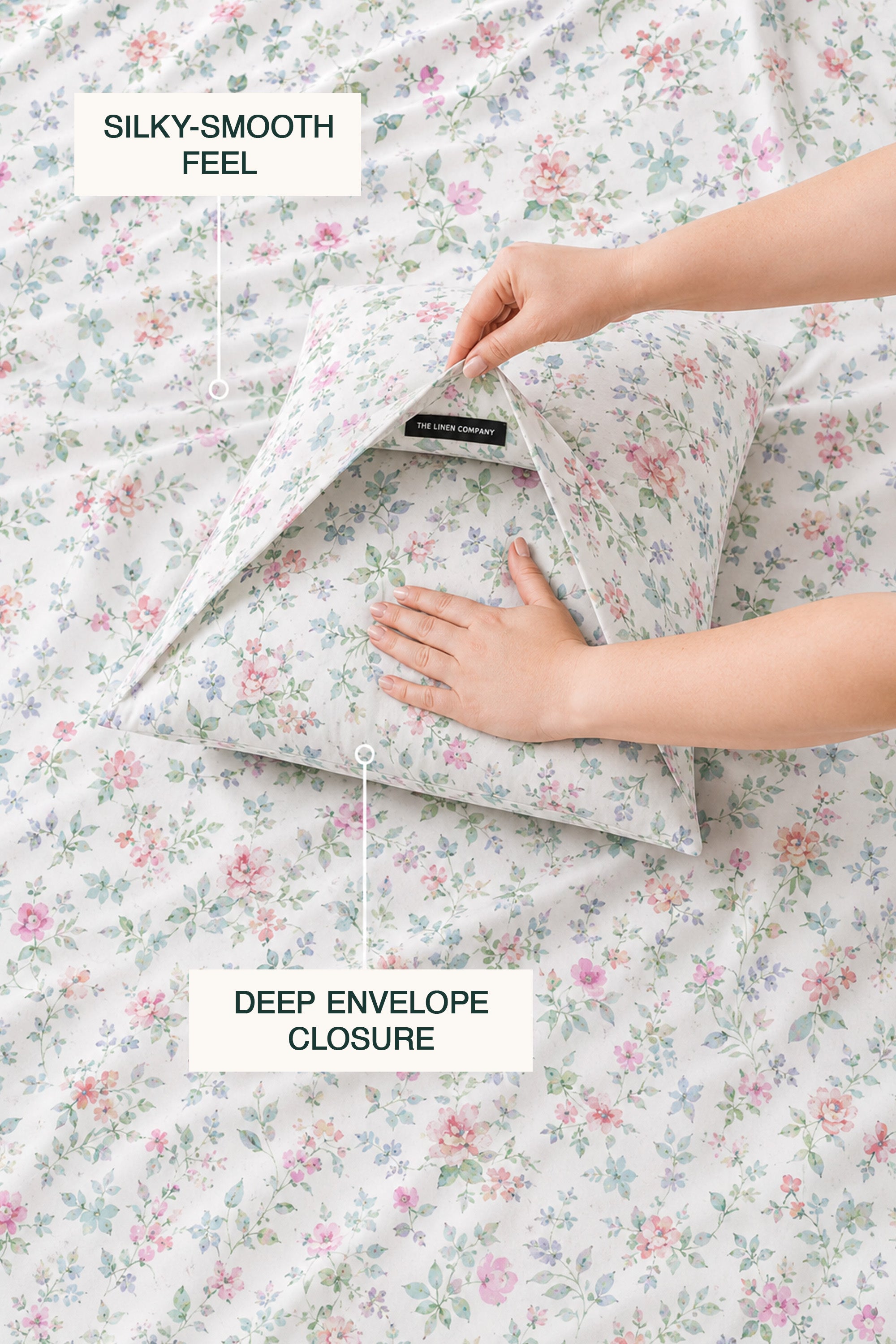 Dainty Vellum Sateen Bed Sheet Set