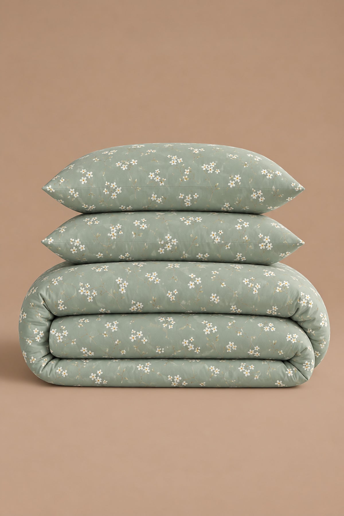 Daisy Fantasy Percale Duvet Cover set