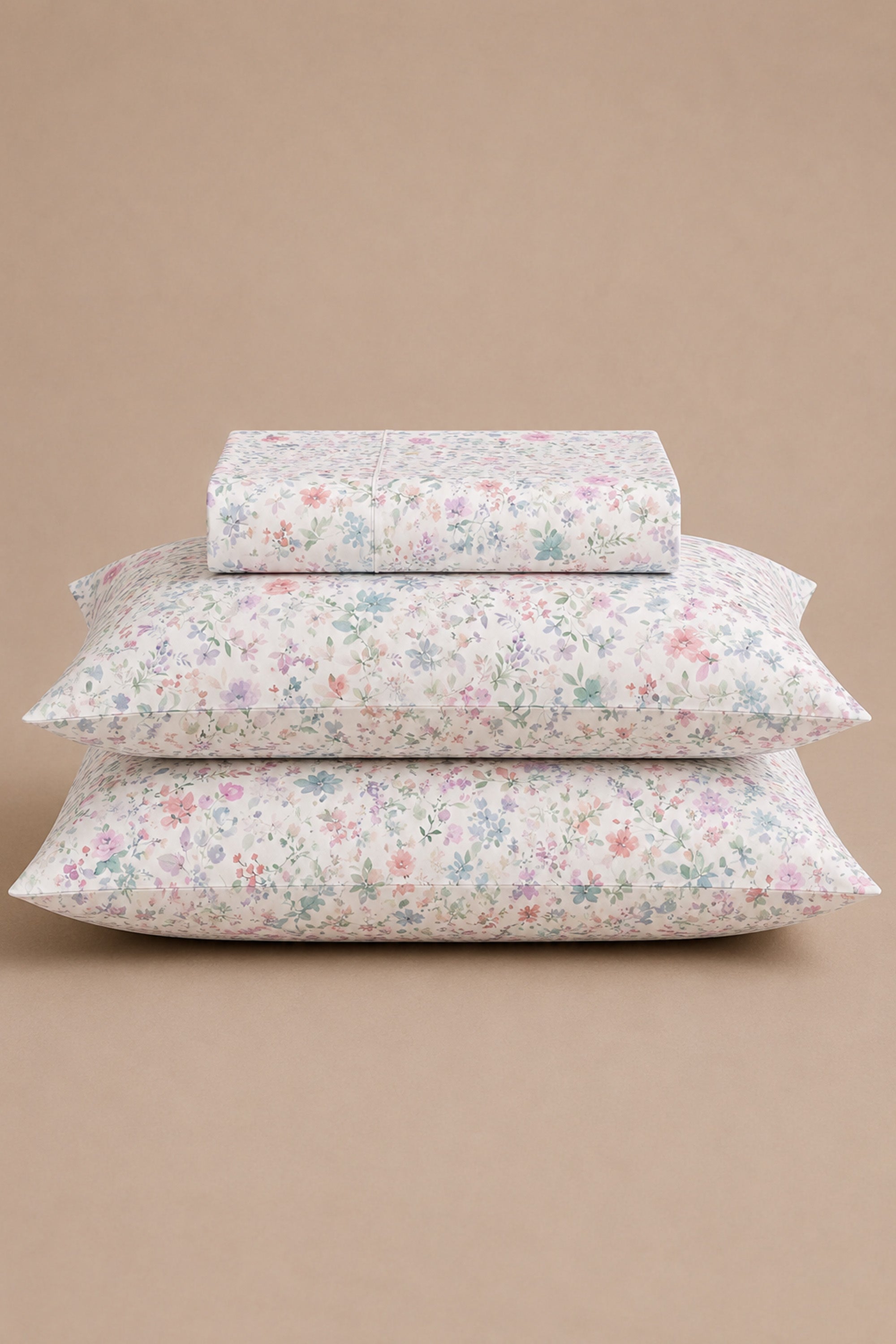 Dainty Vellum Sateen Bed Sheet Set