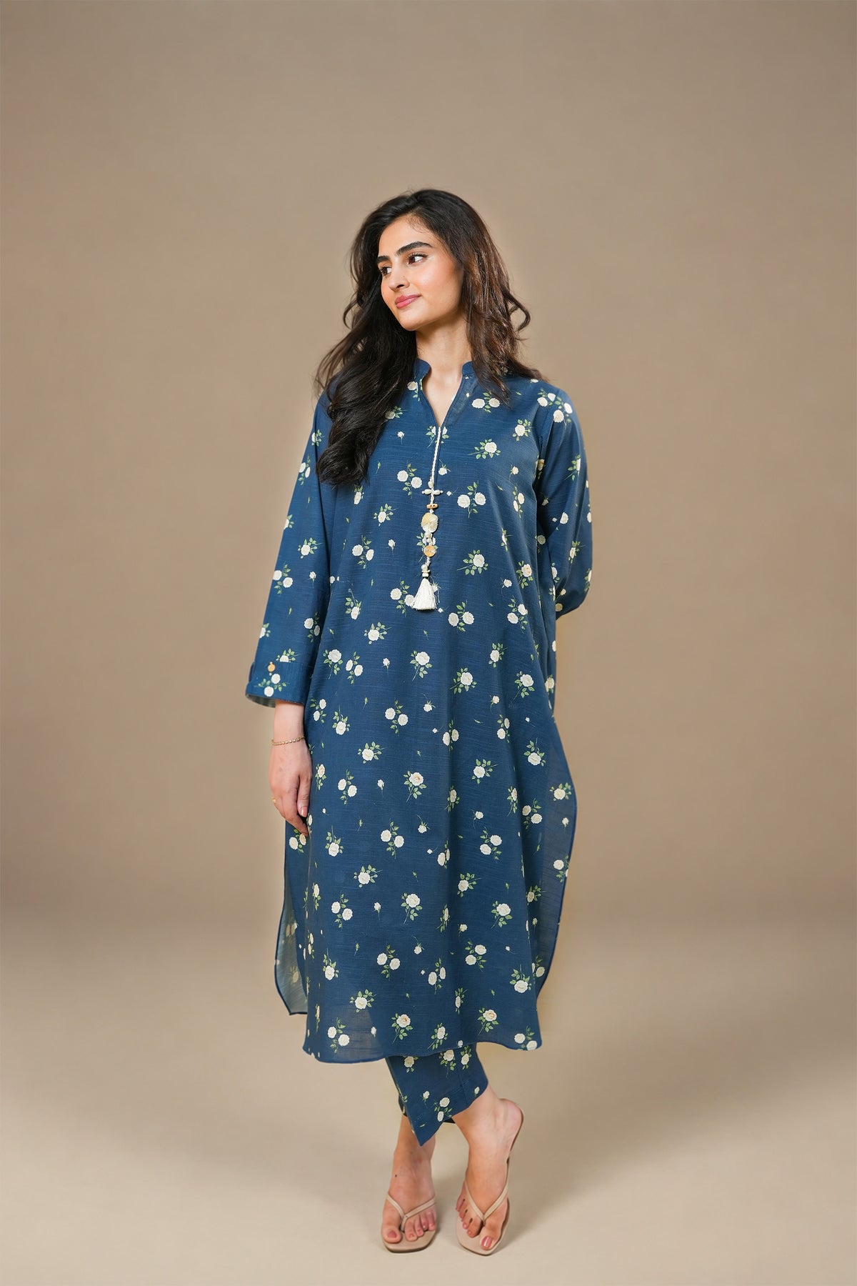 Deep Meadow Khaddar Set