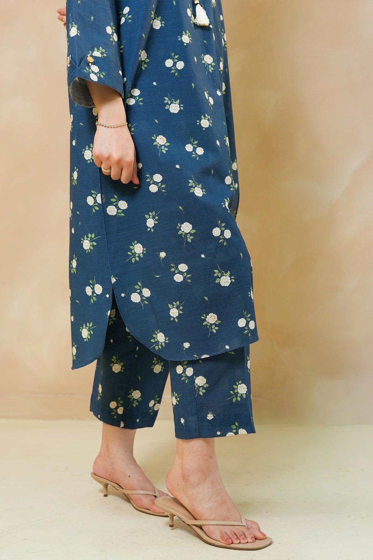 Deep Meadow Khaddar Set