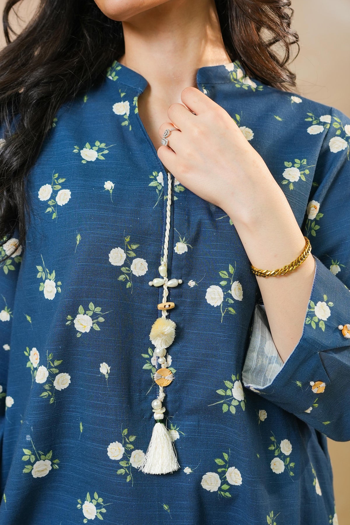 Deep Meadow Khaddar Set