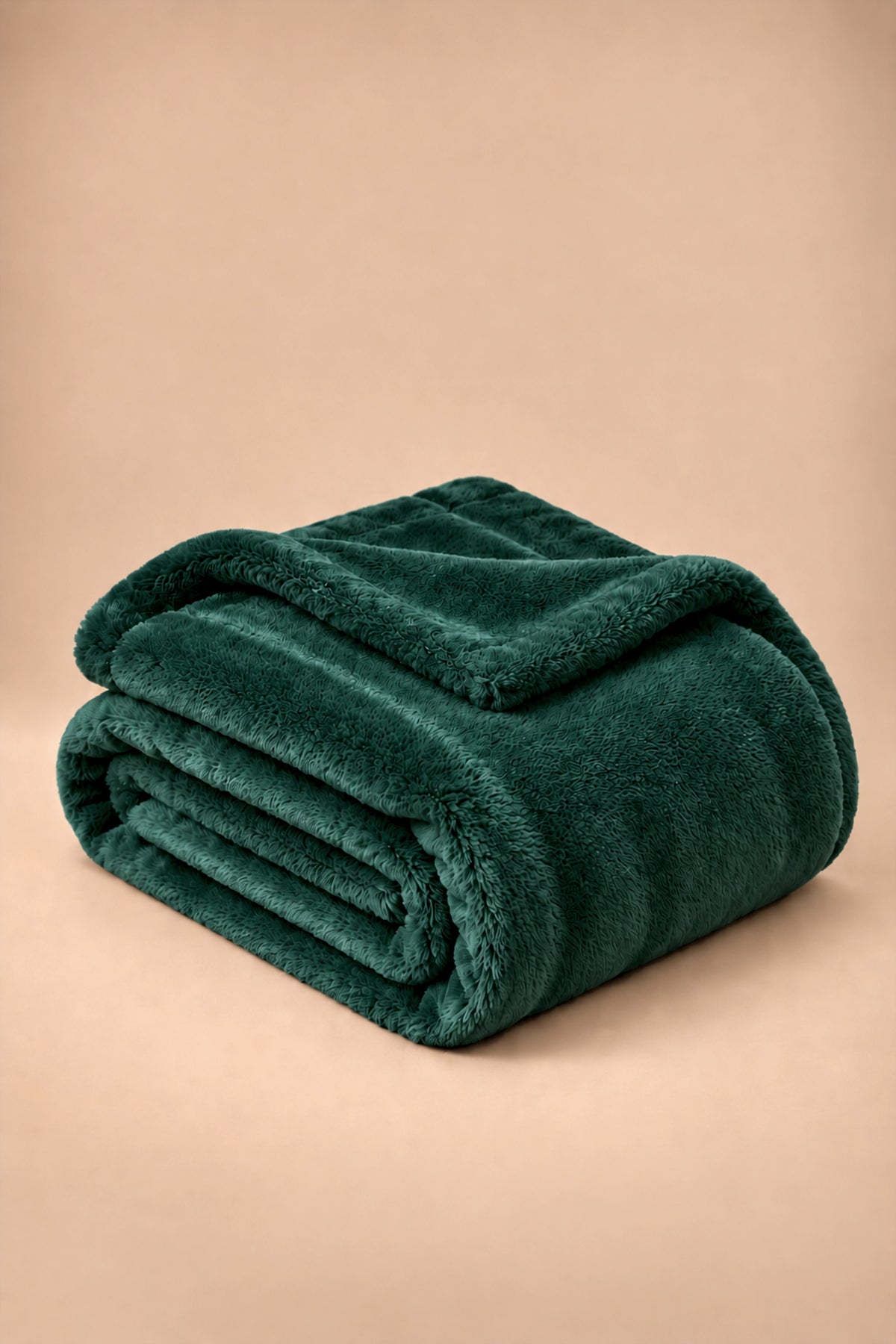 Emerald Green Plush Blanket