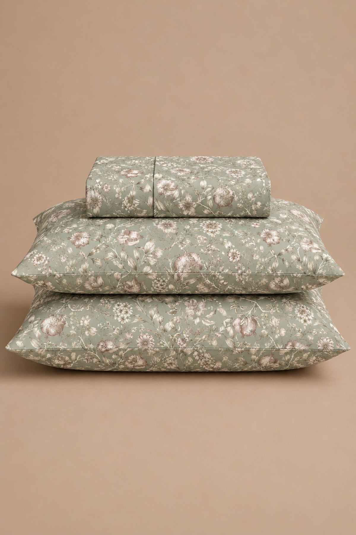 Enchanted Sage Percale Bed Sheet Set