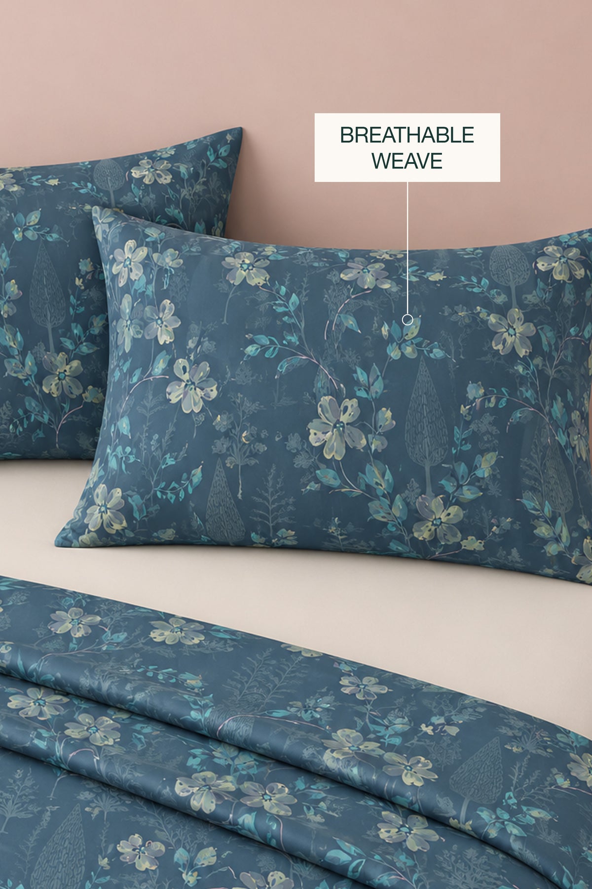 Fall Sparkle Percale Bed Sheet Set