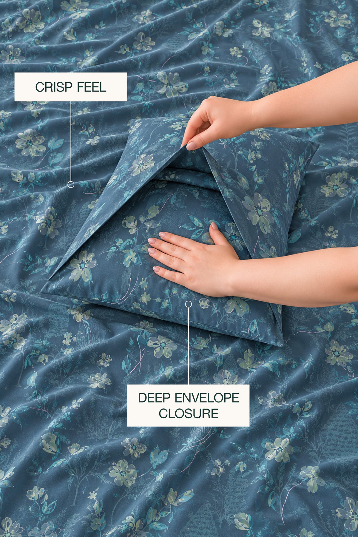 Fall Sparkle Percale Duvet Cover set
