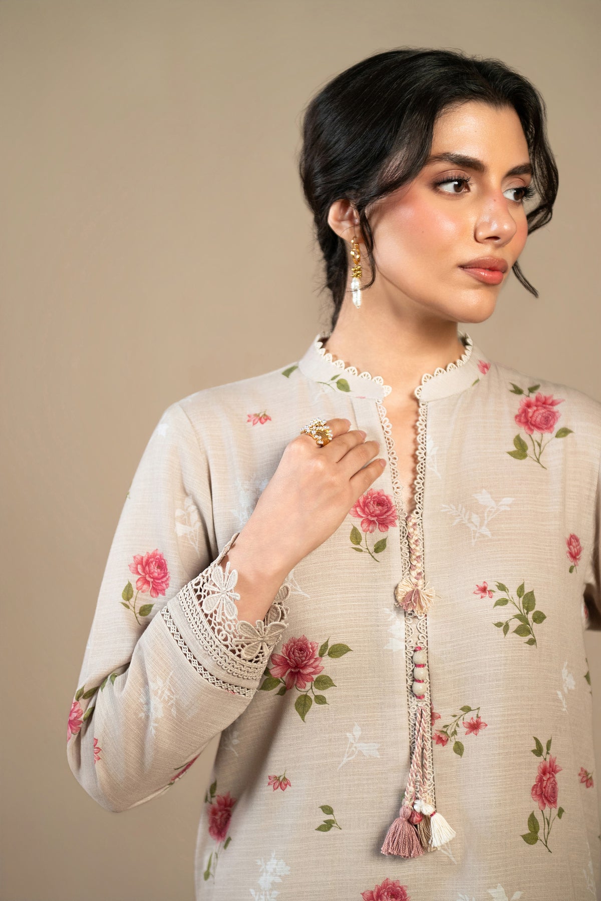 Fawn Petal 3 PC Unstitched