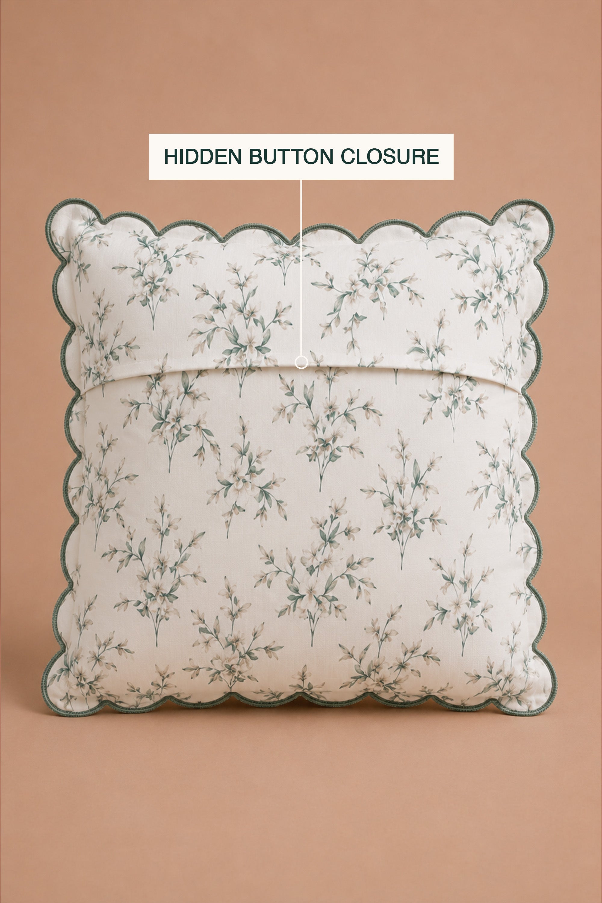 Foraged Flora Sateen Cushion Cover