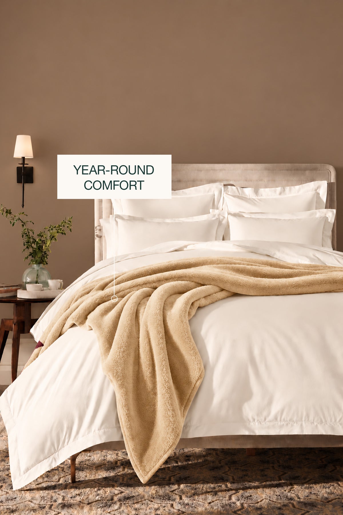 Golden Plush Blanket