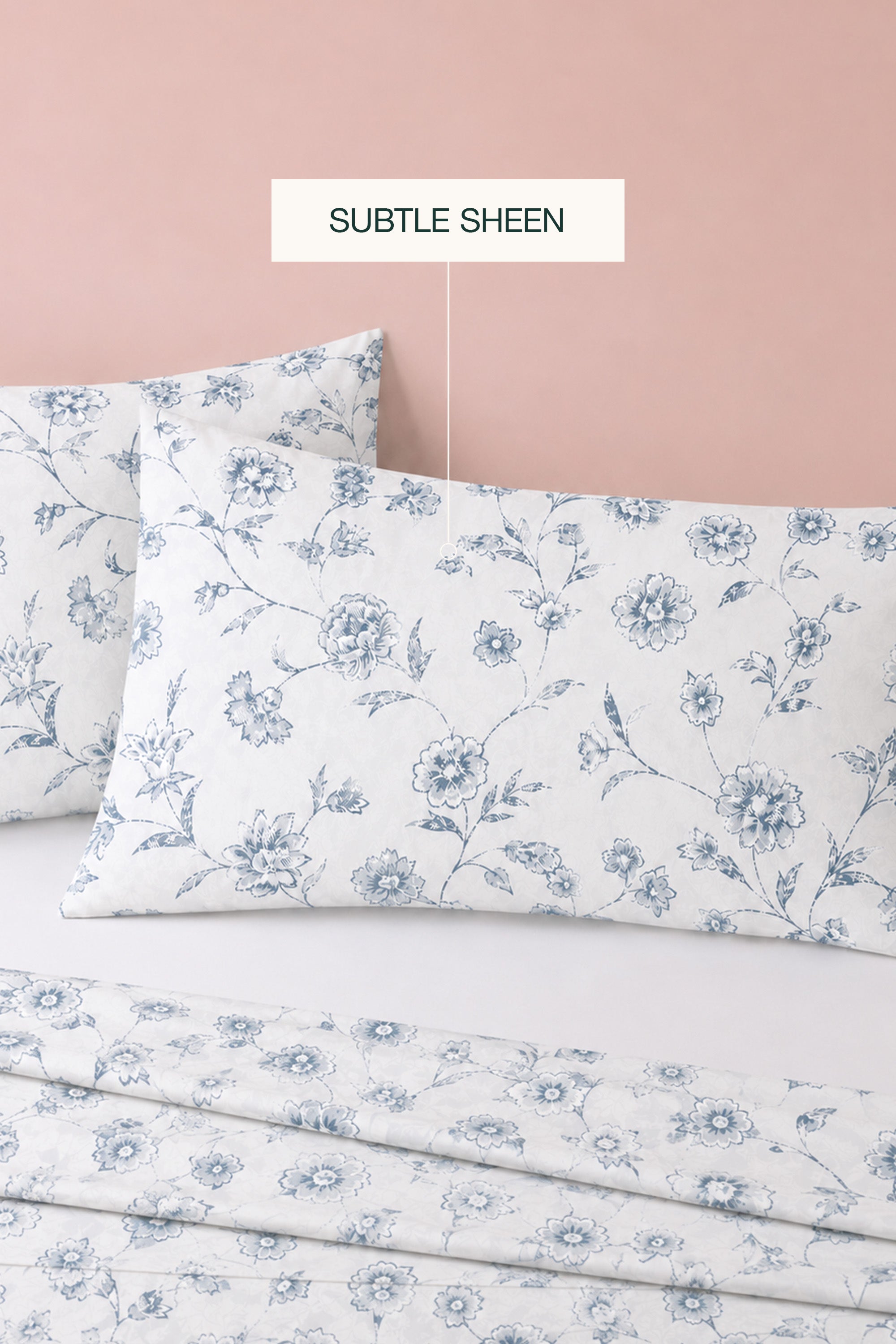 Gossamer Drift Sateen Bed Sheet Set