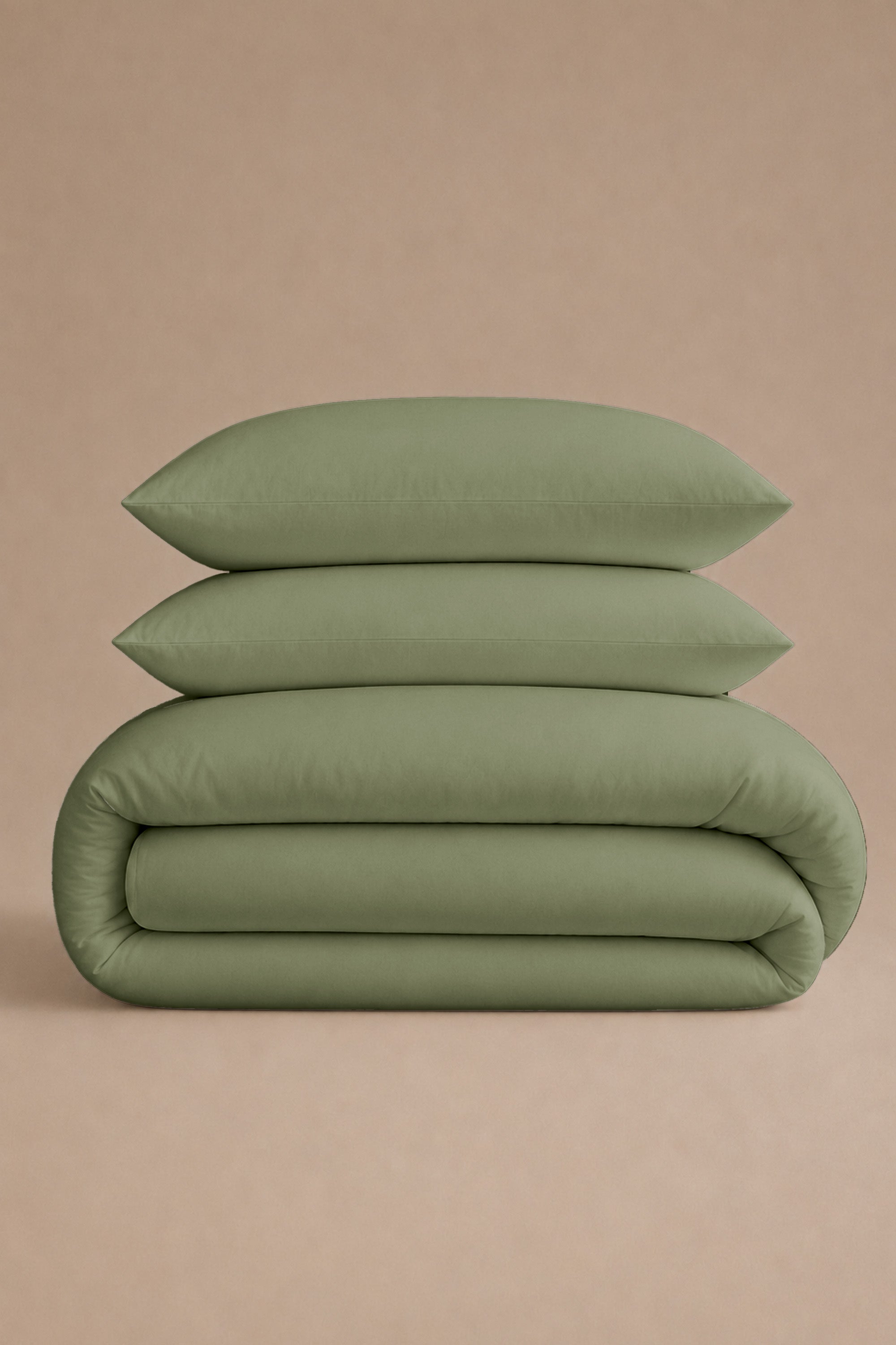 T200 Eucalyptus Green Duvet Cover Set