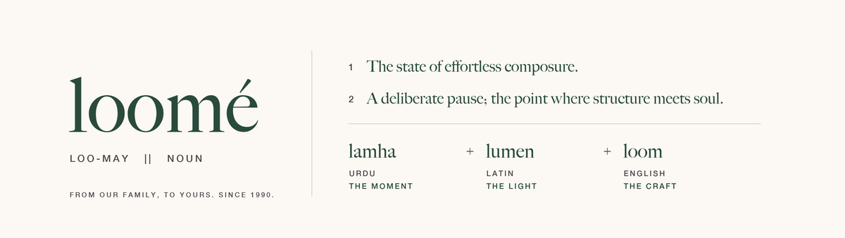 loomé, pronounced loo-may: the state of effortless composure