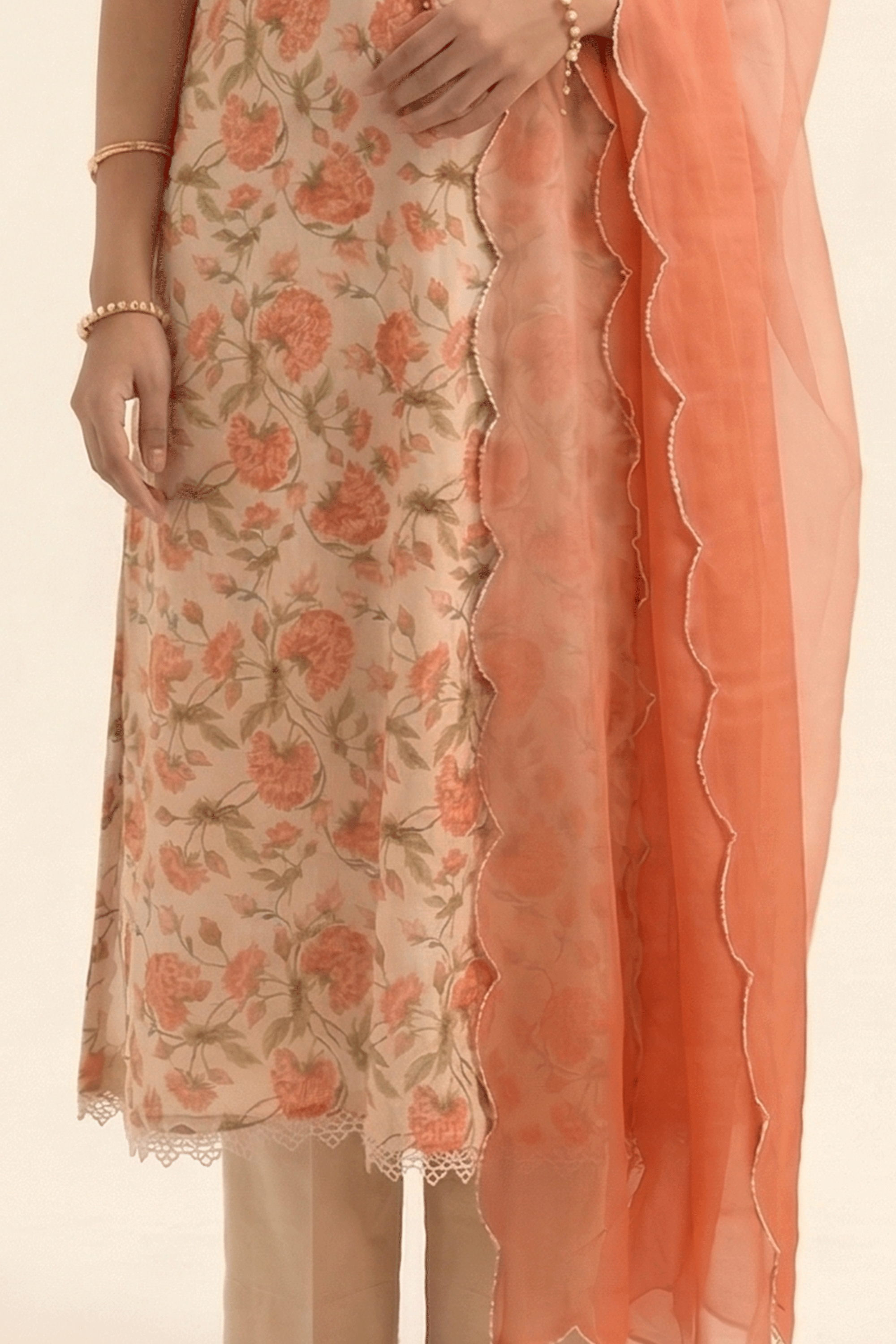 Corelle - Printed Lawn Suit