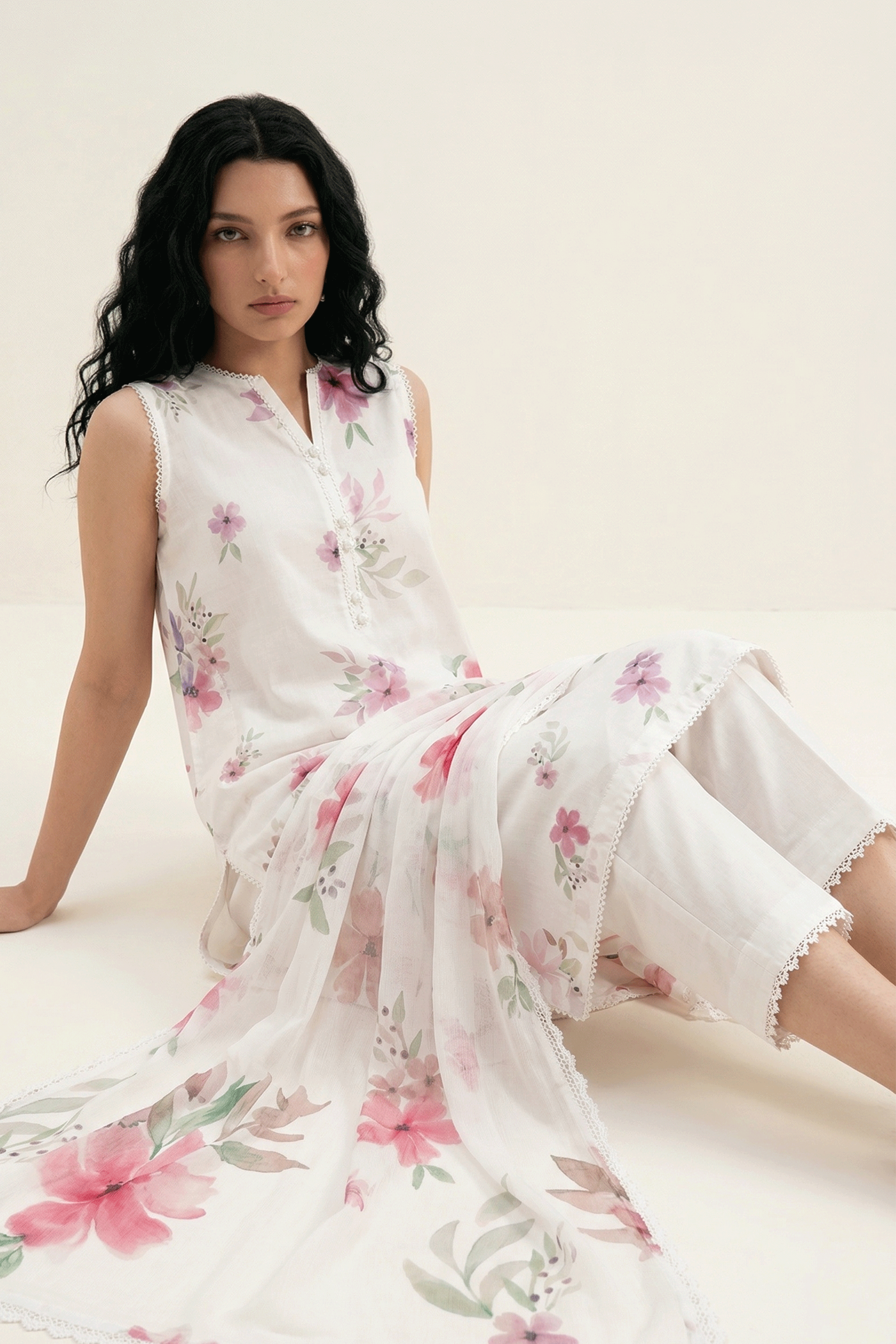 Floral Escape - Printed Lawn Suit