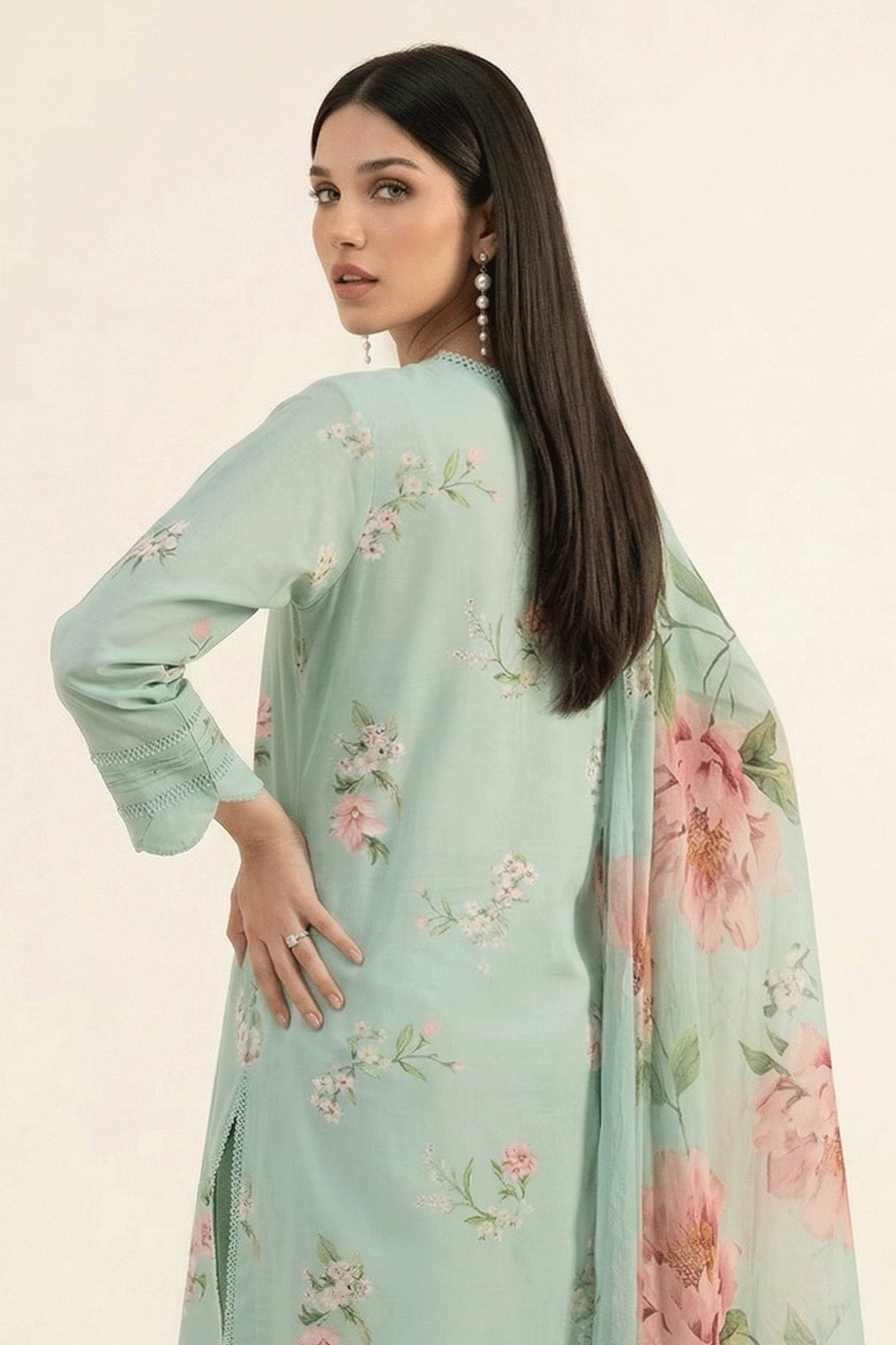 Odette - Printed Lawn Suit