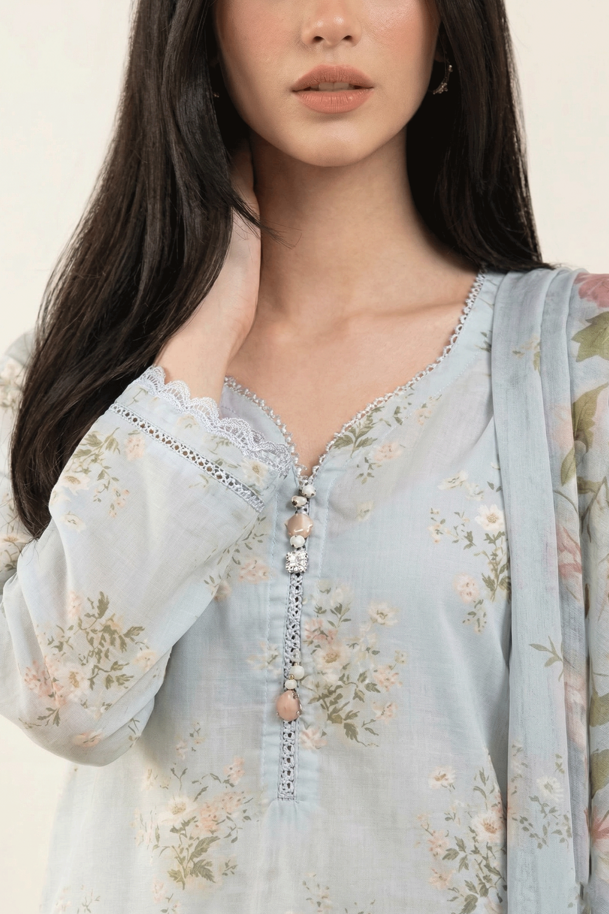 Zephyr - Printed Lawn Suit