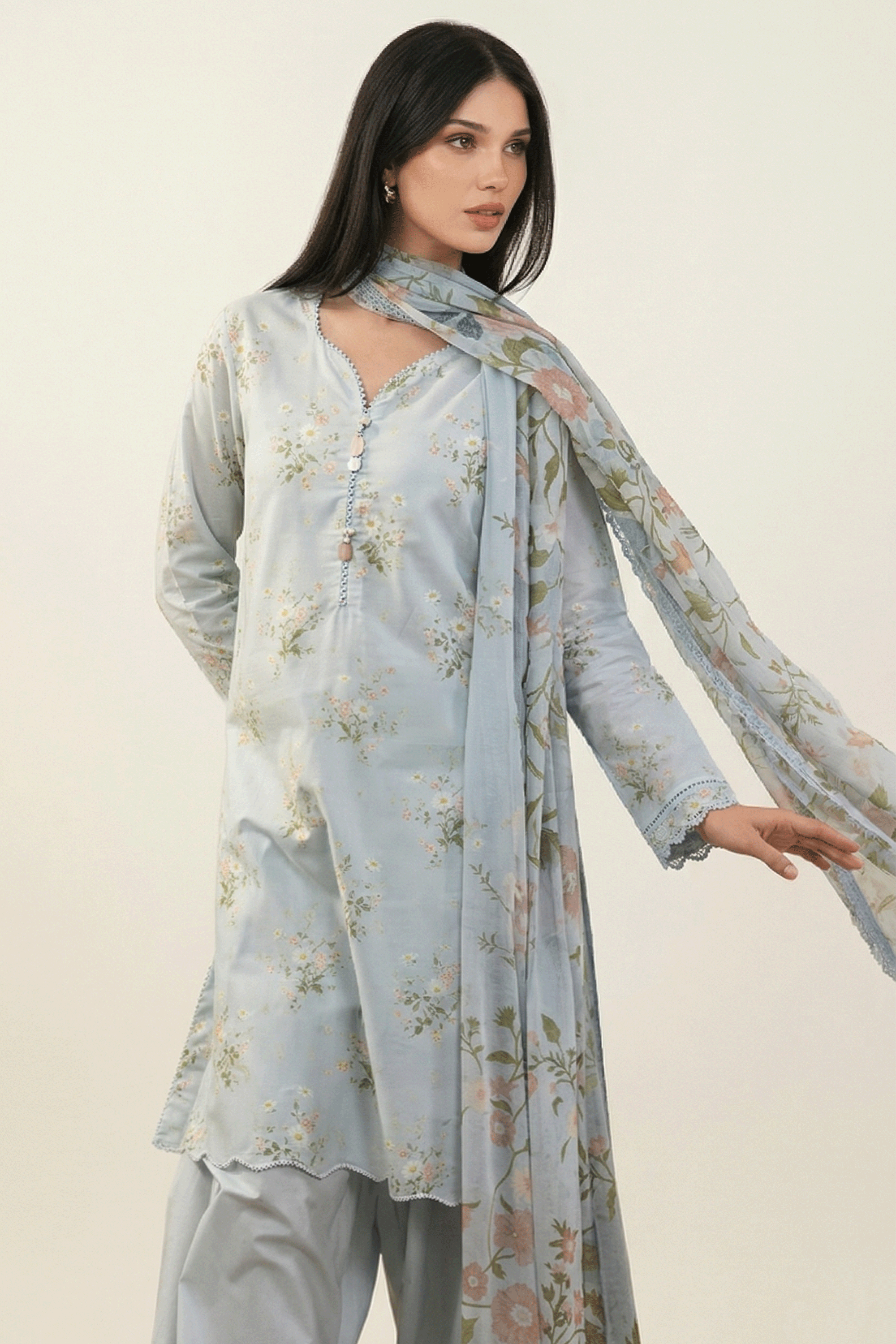 Zephyr - Printed Lawn Suit