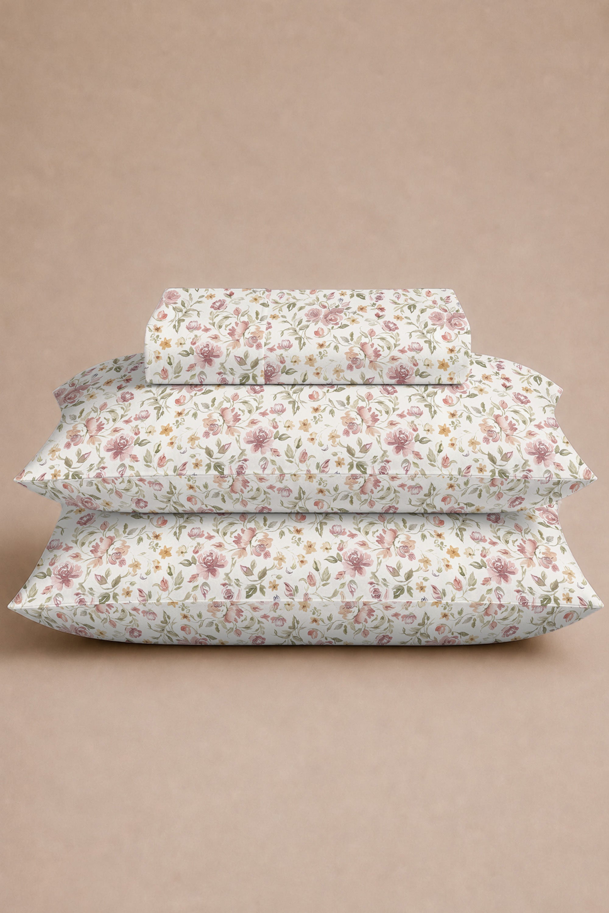 Luna Rose Sateen Bed Sheet Set