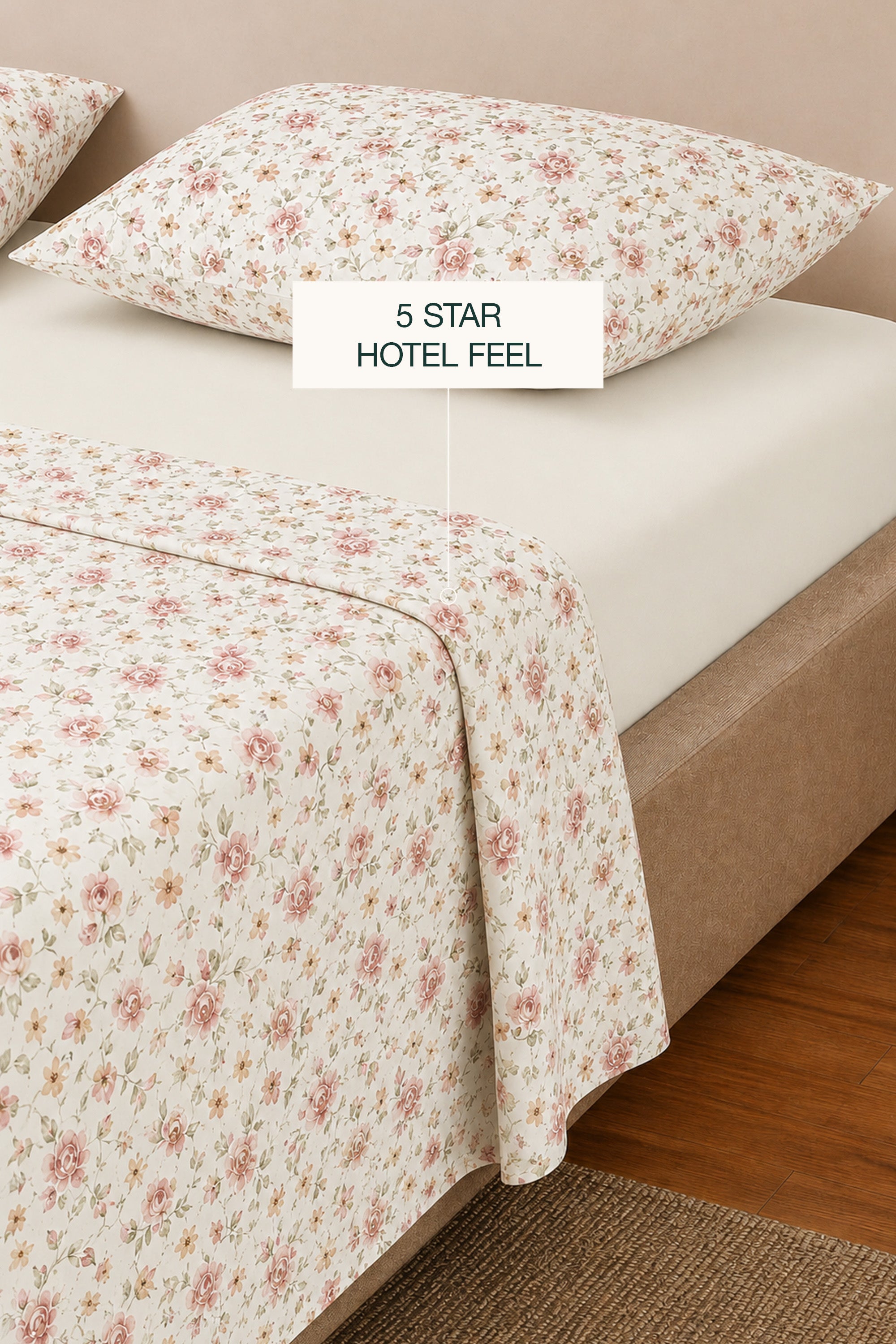 Luna Rose Sateen Bed Sheet Set