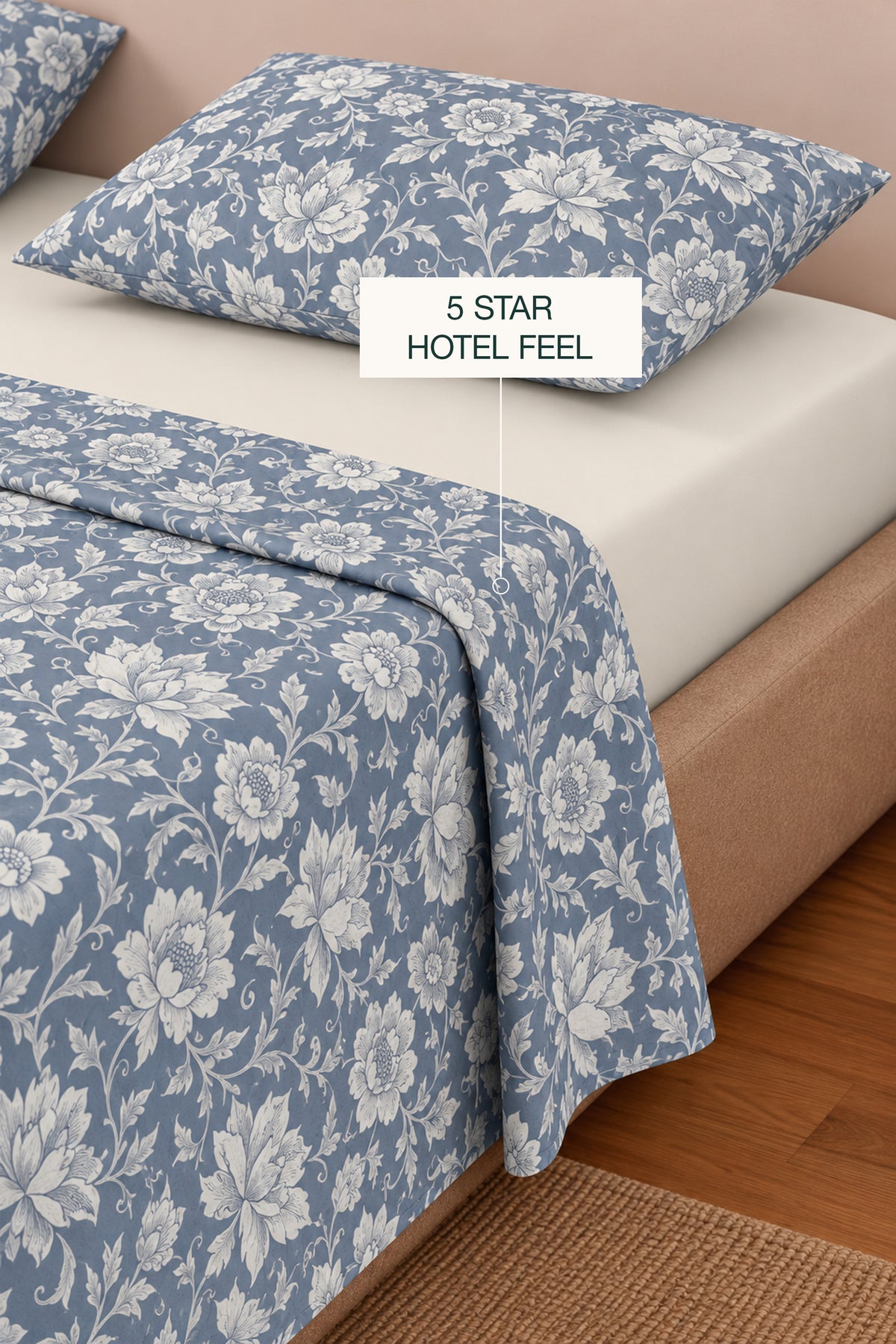 Meadow Drift Percale Bed Sheet Set